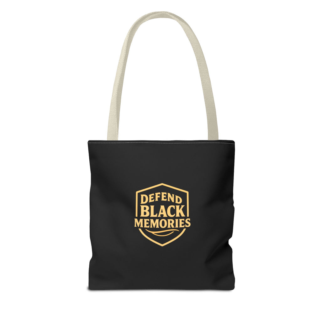 Tubman-Truth Brooch Graphic Tote Bag (Black)