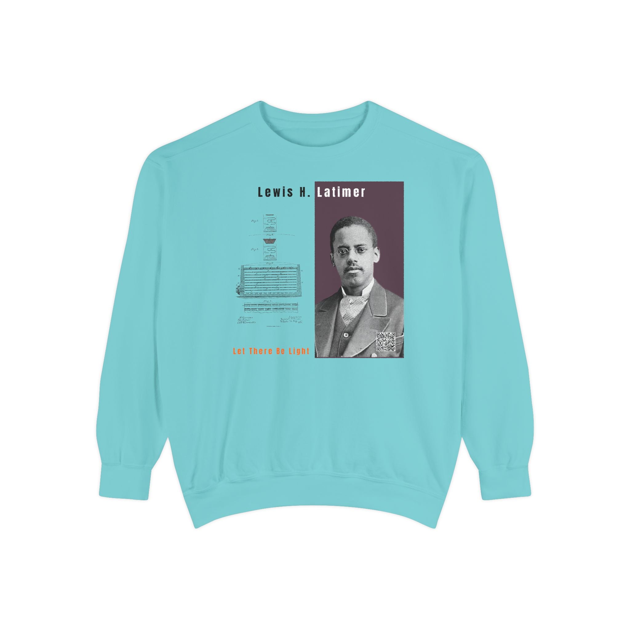 Defend Black Memories: Lewis Latimer Unisex Garment-Dyed Sweatshirt