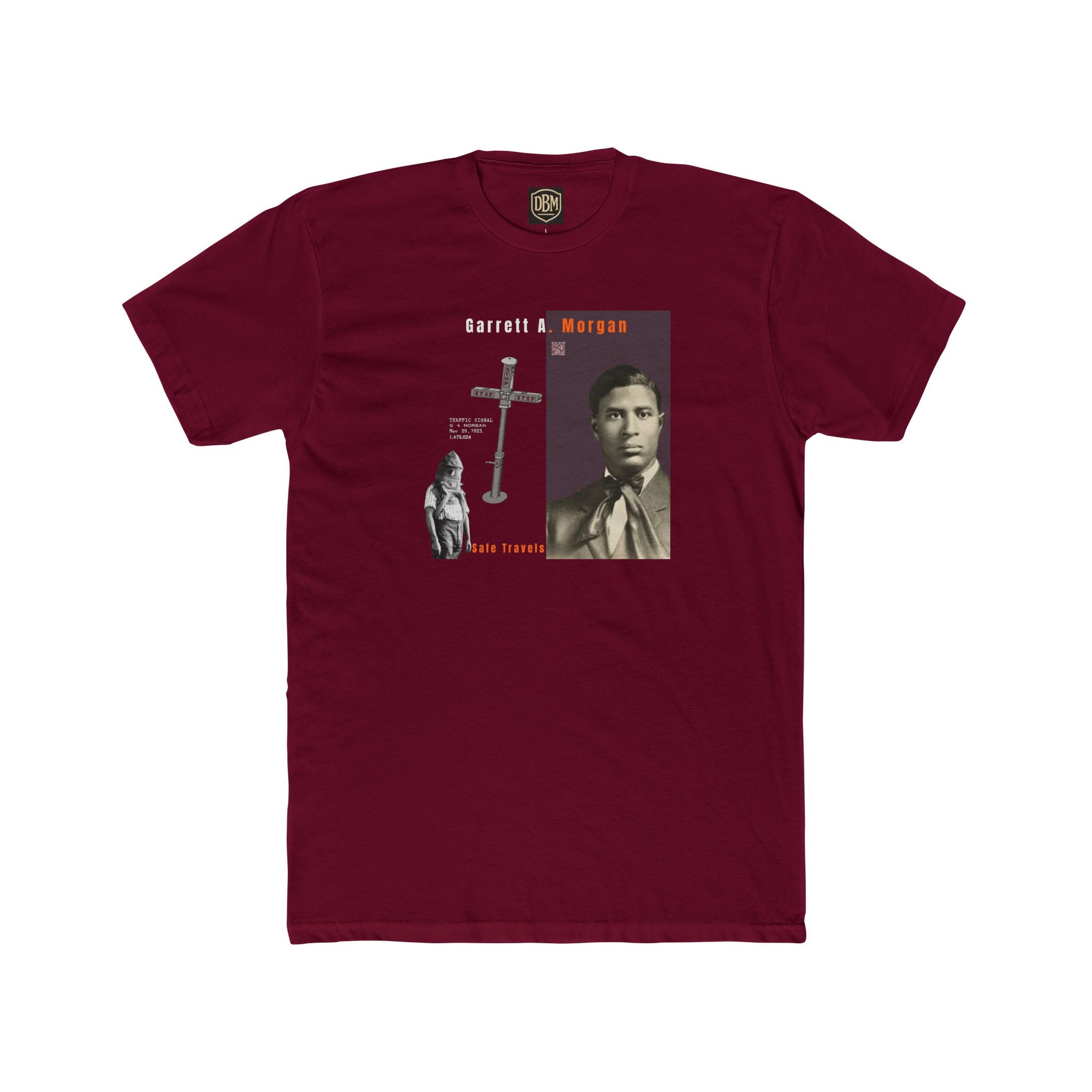 Garrett A. Morgan, Unisex, Historical Portrait T-Shirt
