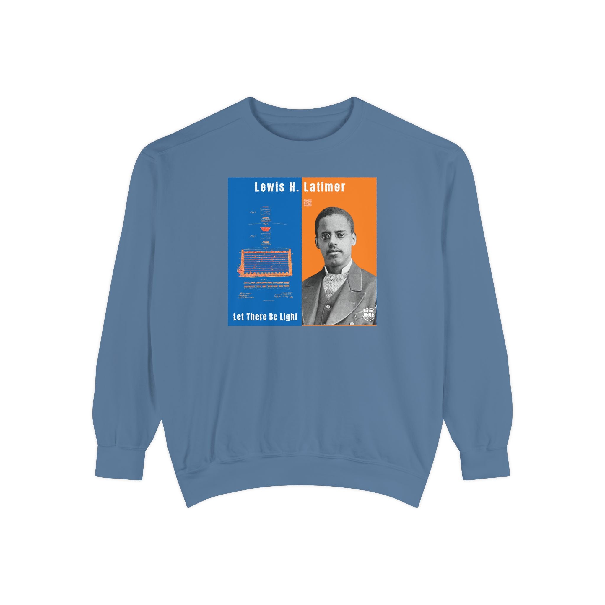 Lewis Latimer Unisex Garment-Dyed Sweatshirt (City Champs)