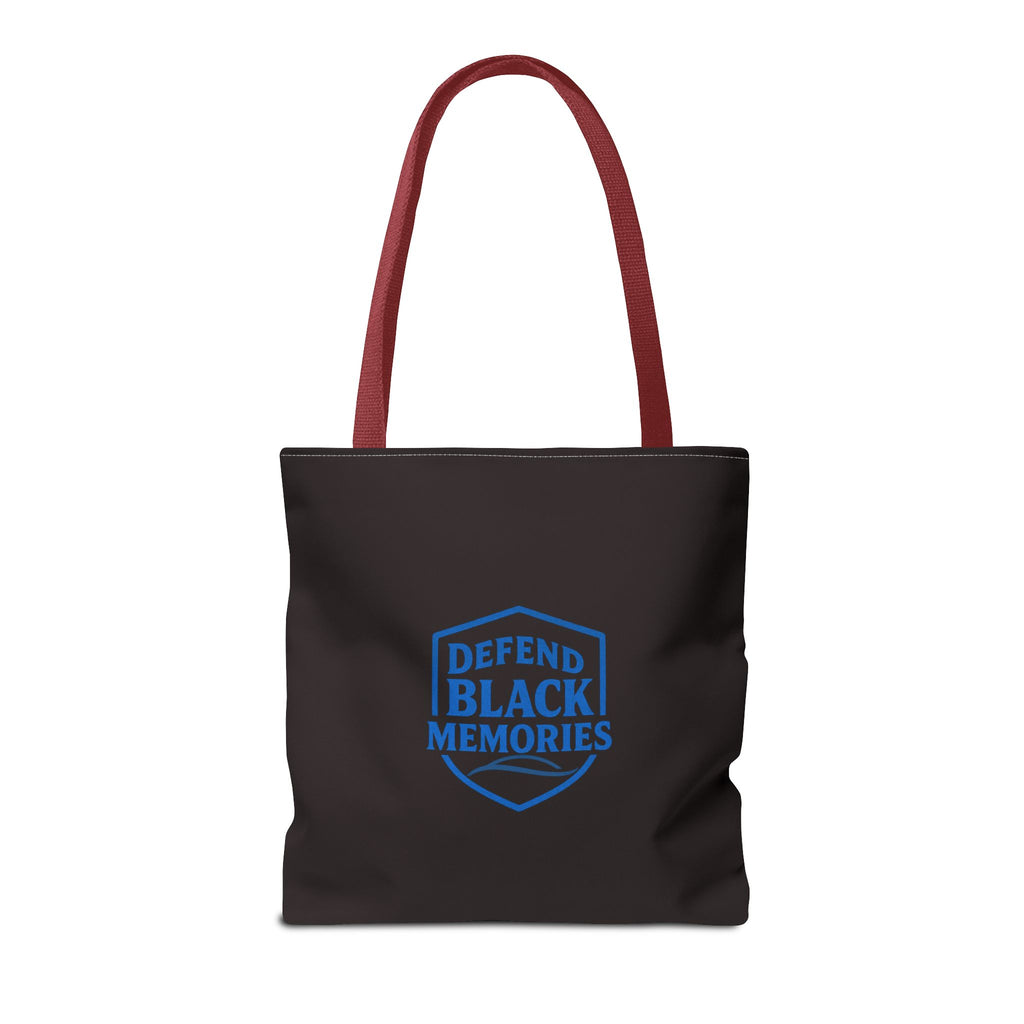 Tubman-Truth Brooch Graphic Tote Bag (Black)