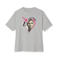 Garrett A. Morgan Oversize Heart Tribute Tee — Inventor of Traffic Signal & Gas Mask with QR Bio