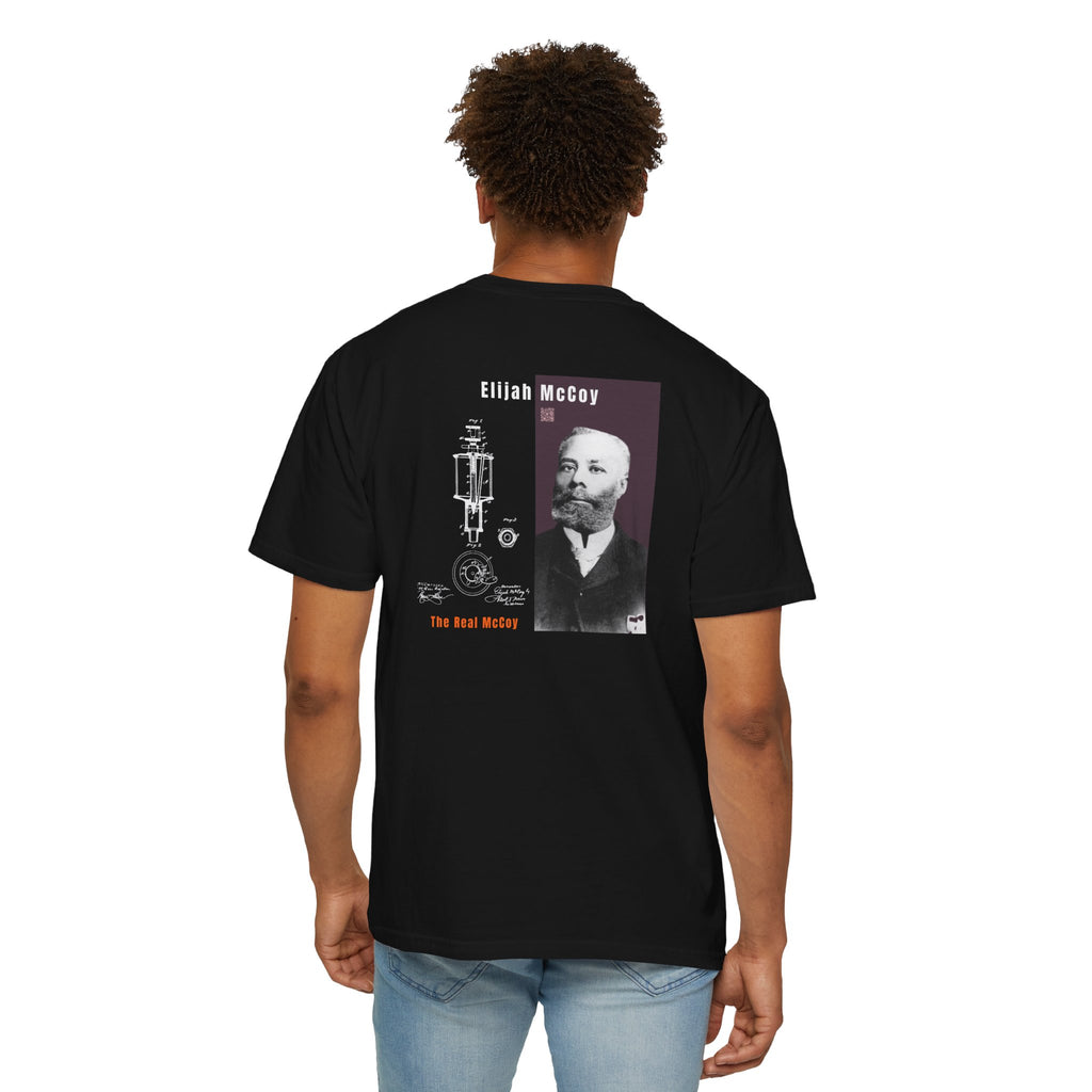 Elijah McCoy, Unisex, 2 Side, Historical Portrait T-shirt