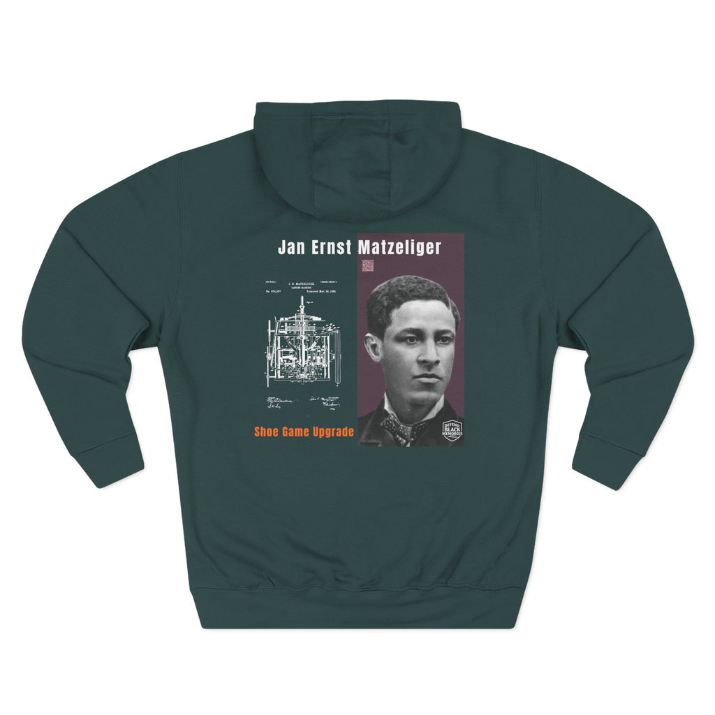 Jan E. Matzeliger Three-Panel Historic Portrait Hoodie (City Champs)