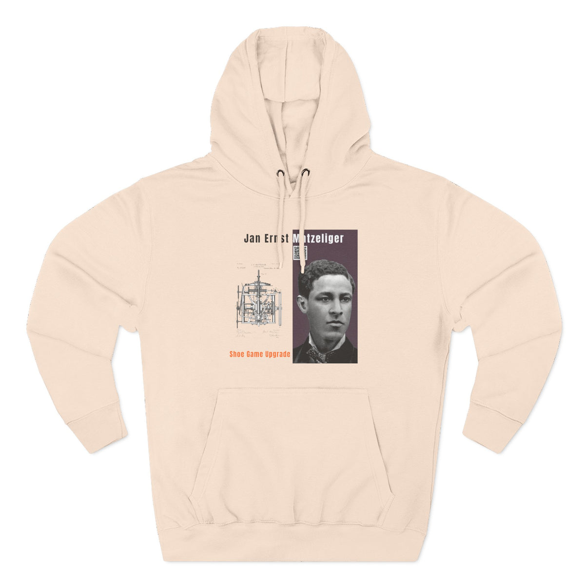 Jan E. Matzeliger Three-Panel Historic Portrait Hoodie (City Champs)