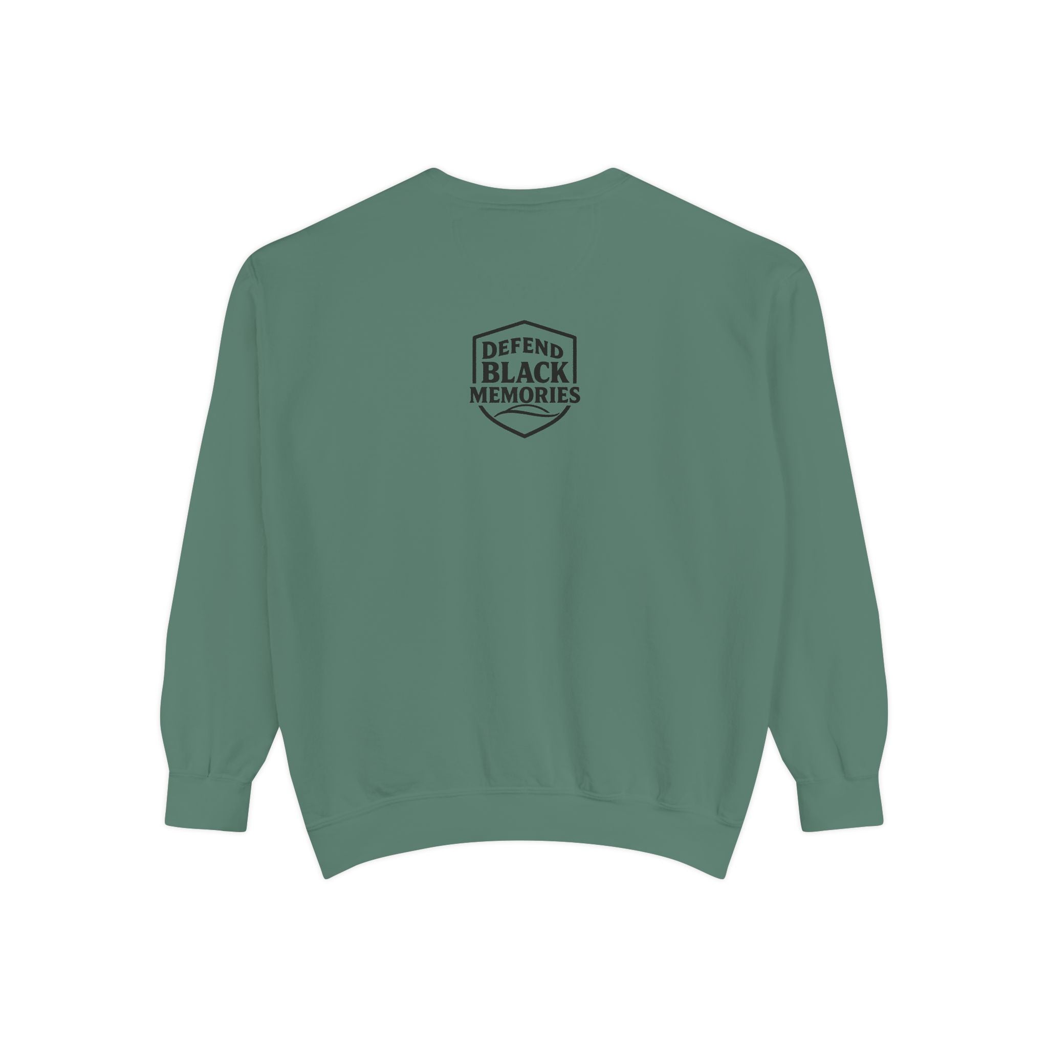 Defend Black Memories:  Frederick McKinley Jones Unisex, Garment-Dyed Tribute Sweatshirt