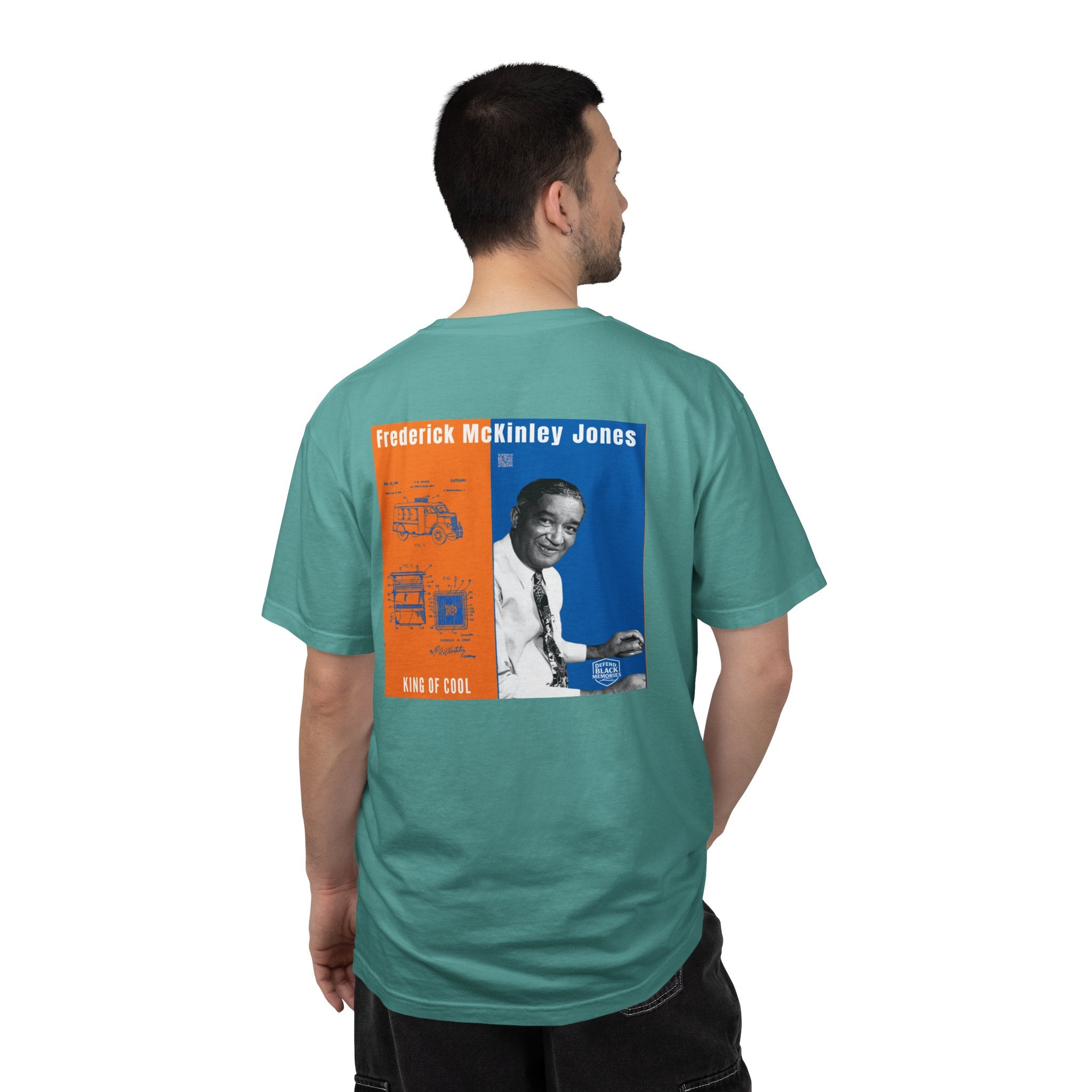 Frederick McKinley Jones, 2 Side, Unisex, Historical Portrait T-shirt (CIty Champs)