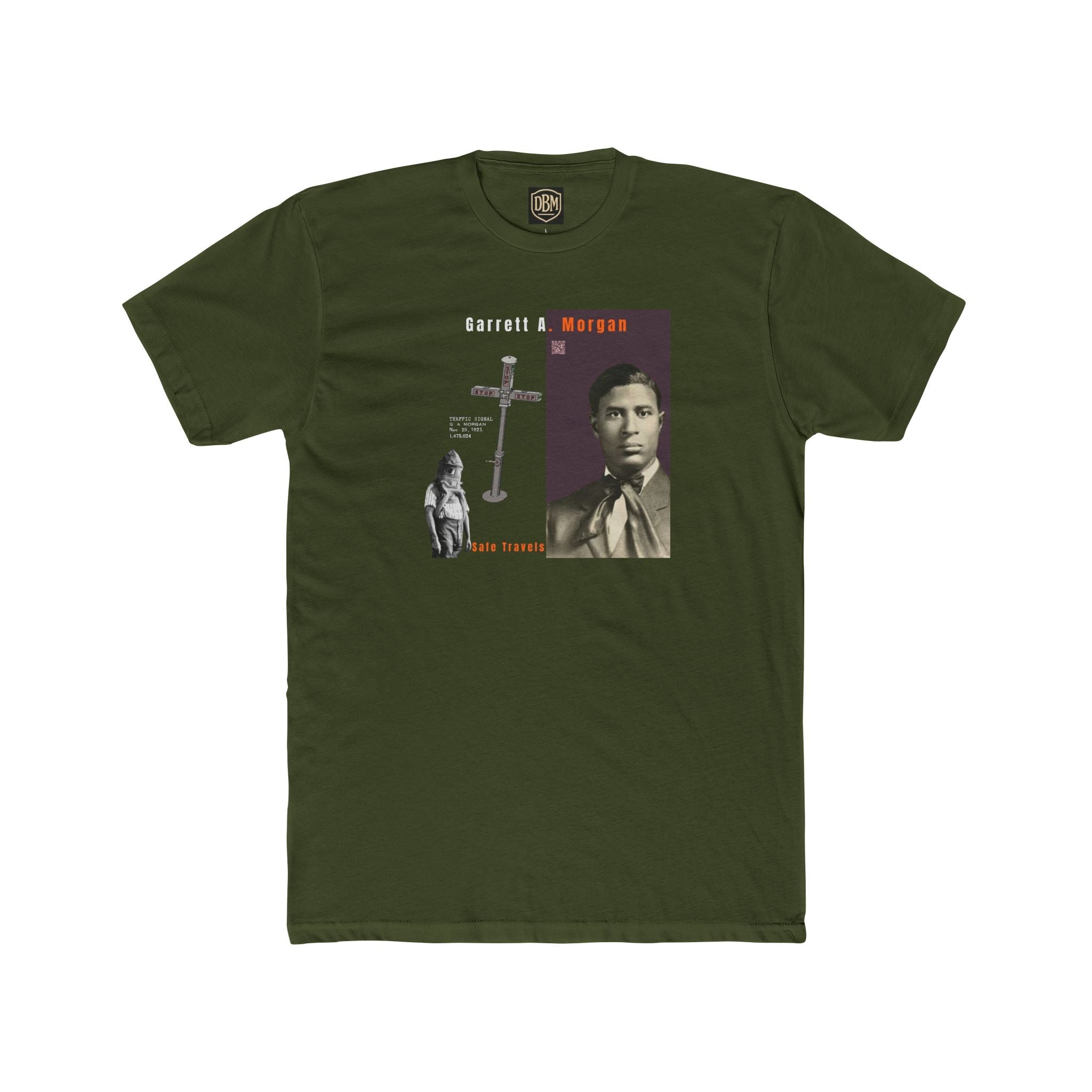 Garrett A. Morgan, Unisex, Historical Portrait T-Shirt