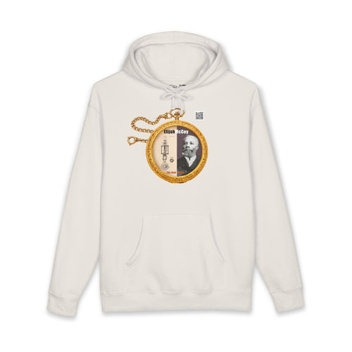 Elijah McCoy Historical Portrait Pocket Watch Hoodie