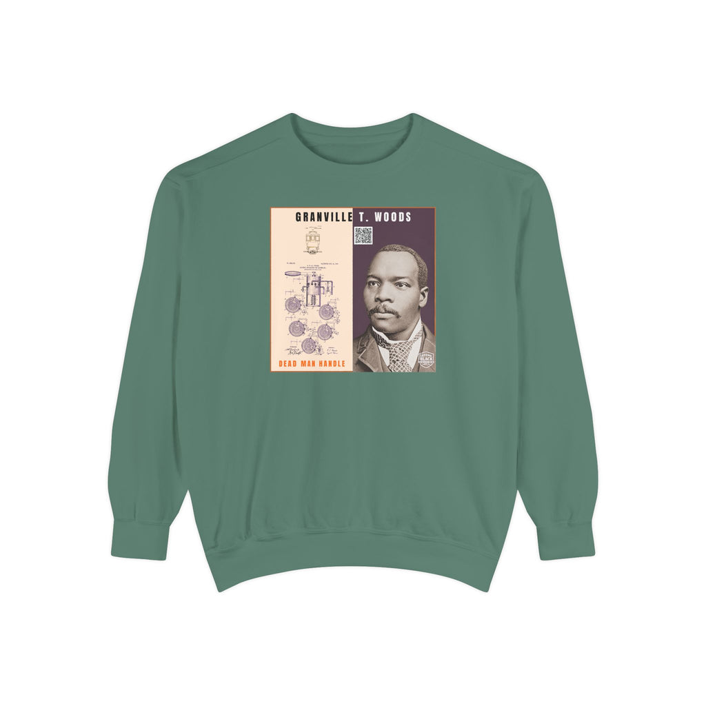 Granville T. Woods, Unisex, Historical Portrait Crewneck Sweatshirt (City Champs)