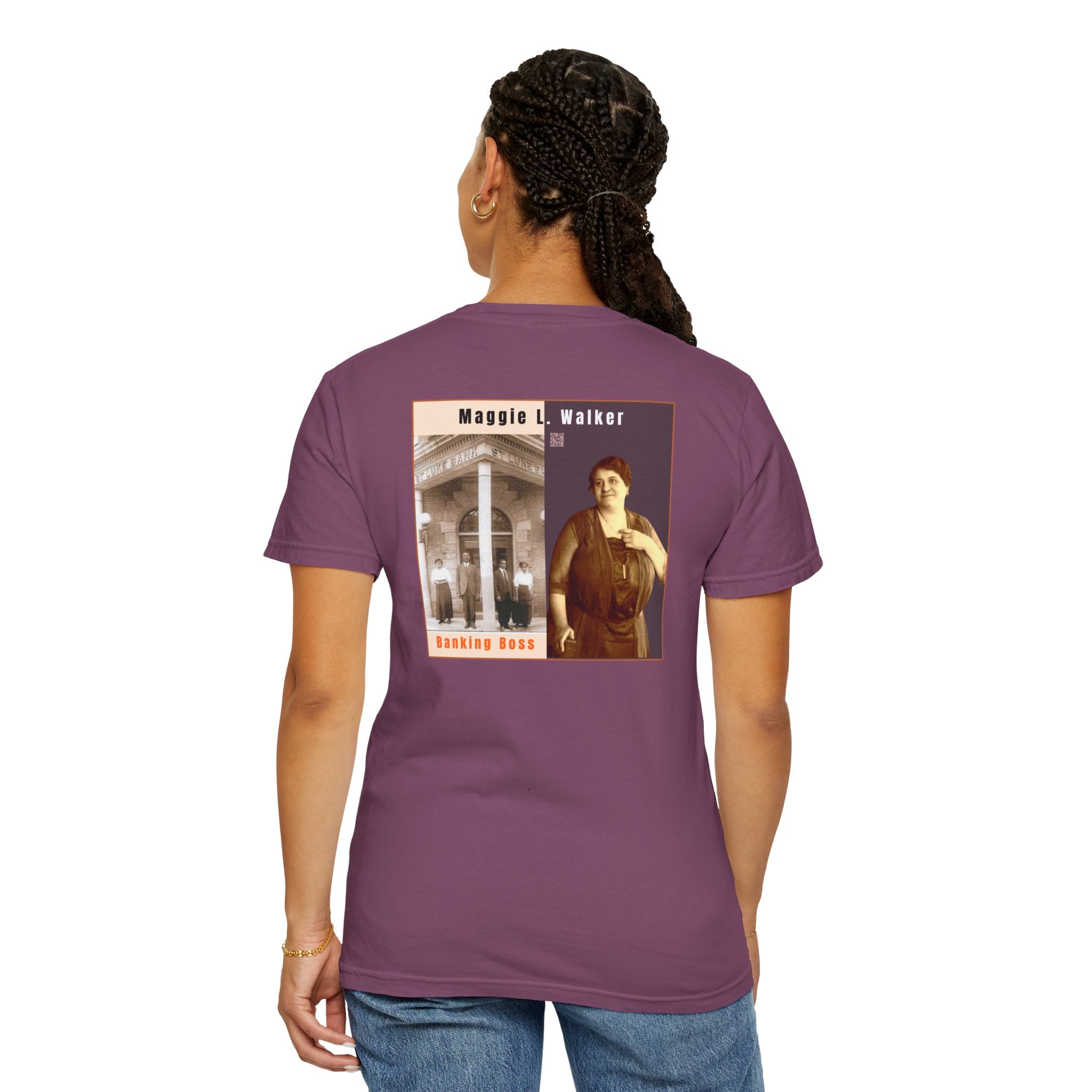 Maggie L. Walker, Unisex, 2 Side Historical Portrait T-shirt
