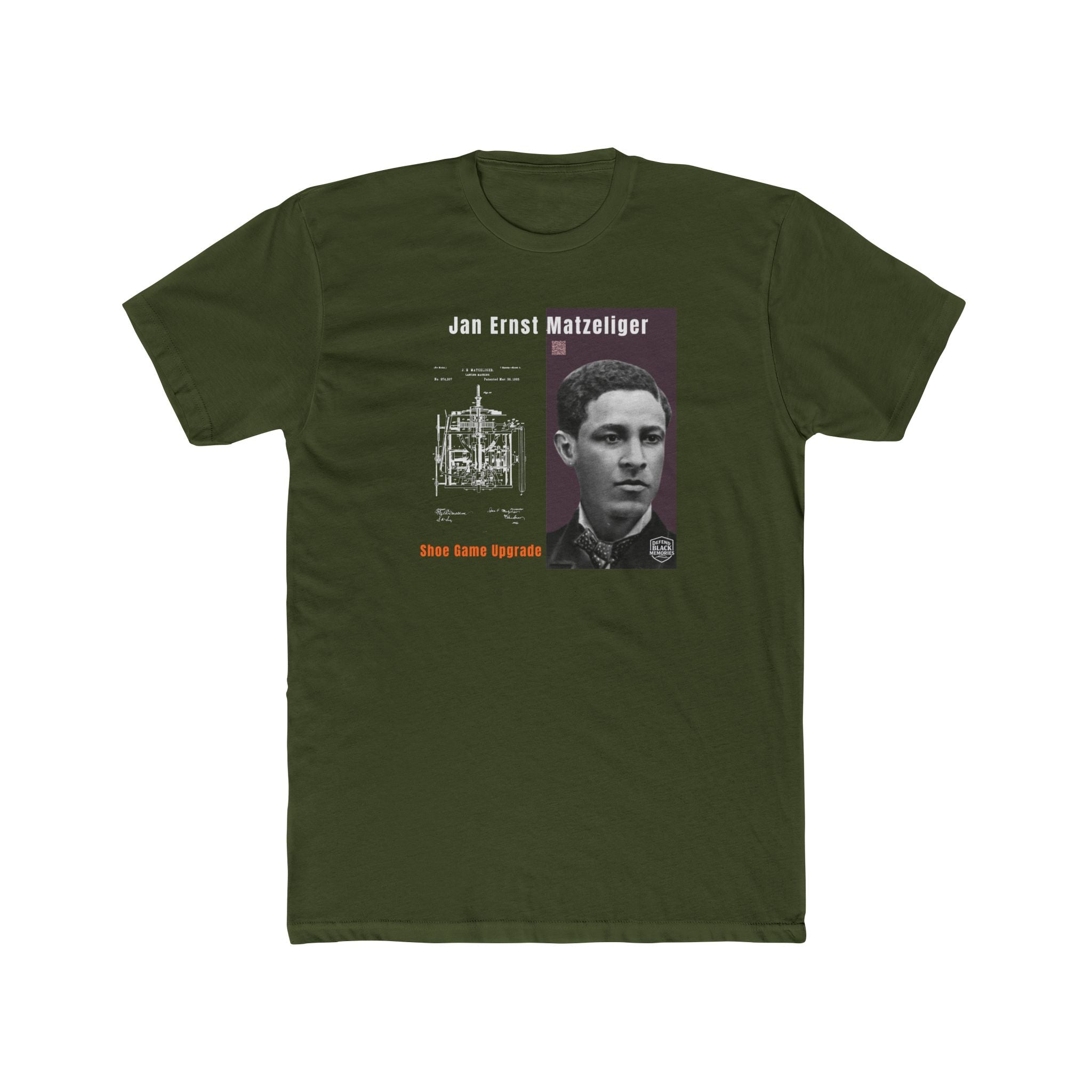 Jan Ernst Matzeliger, Unisex, Historical Portrait T-Shirt (CIty Champs)