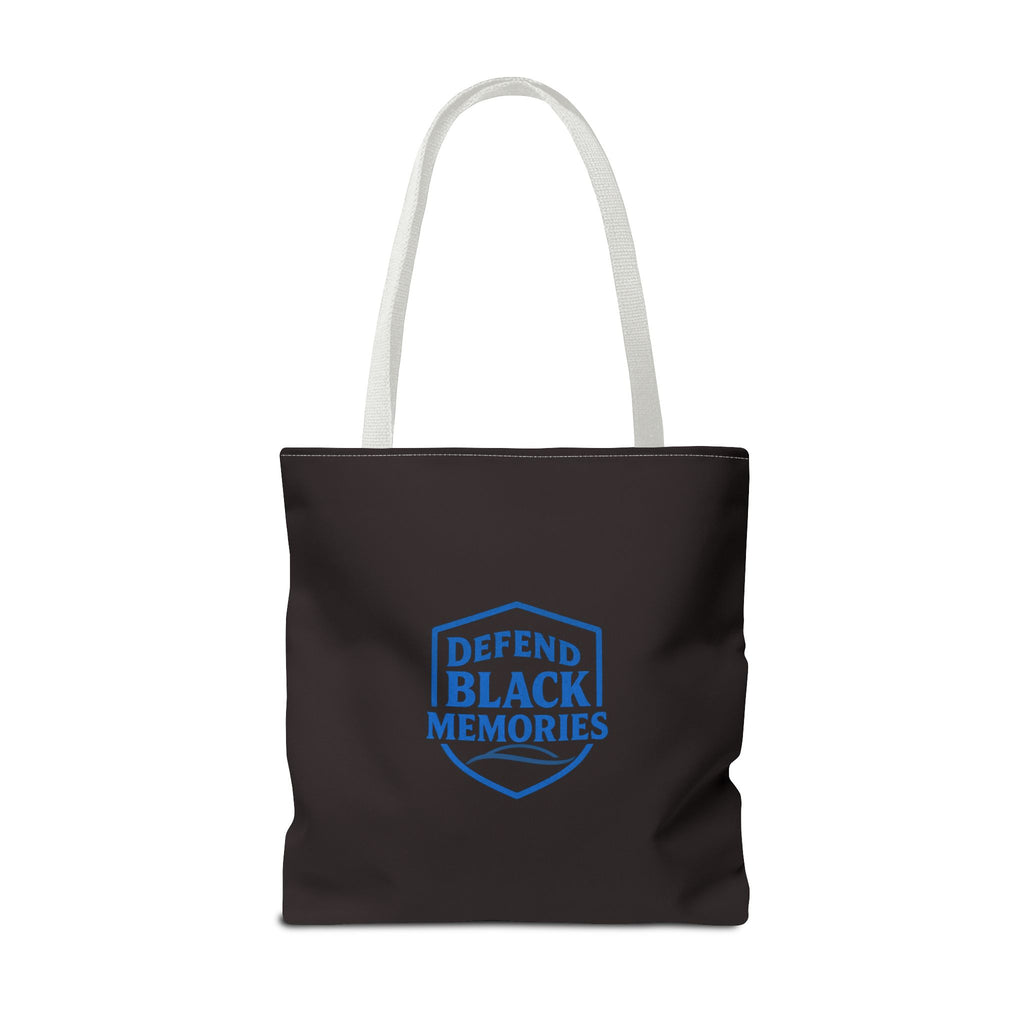 Tubman-Truth Brooch Graphic Tote Bag (Black)