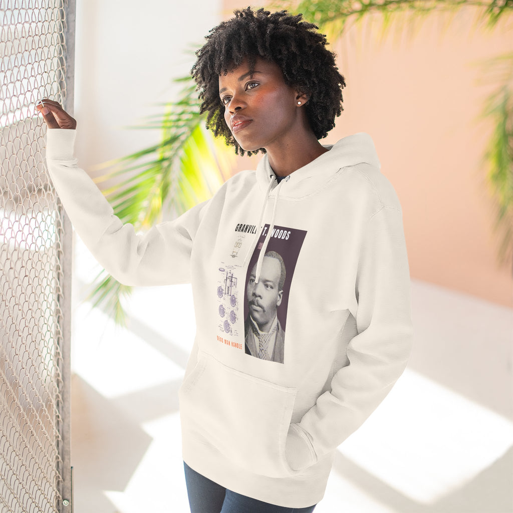 Granville T. Woods, Three-panel Historical Portrait Hoodie (City Champs)