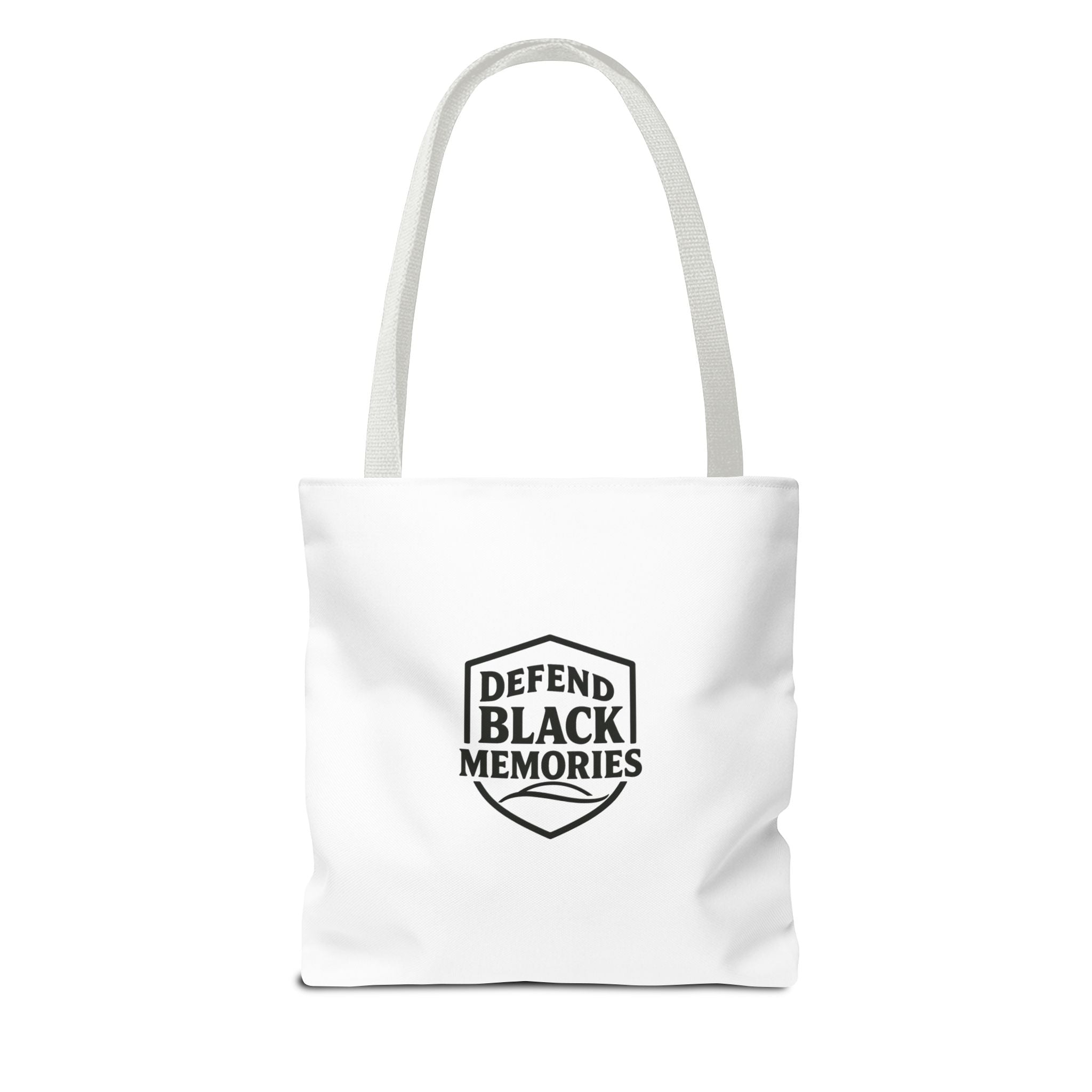 Tubman-Truth Brooch Graphic Tote Bag (White)