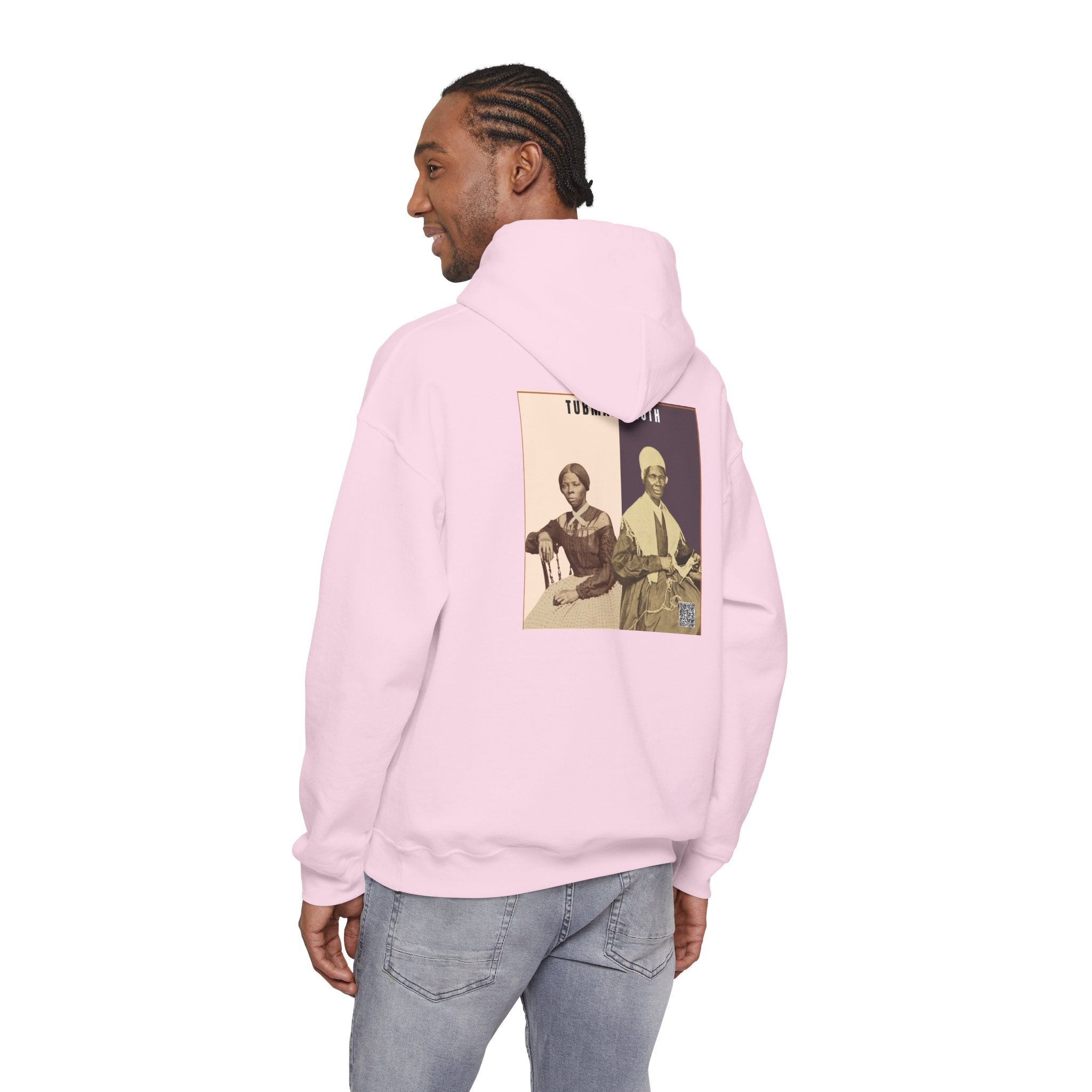Tubman-Truth, Unisex, Historical Portrait, Heavy Blend™ Hooded Sweatshirt
