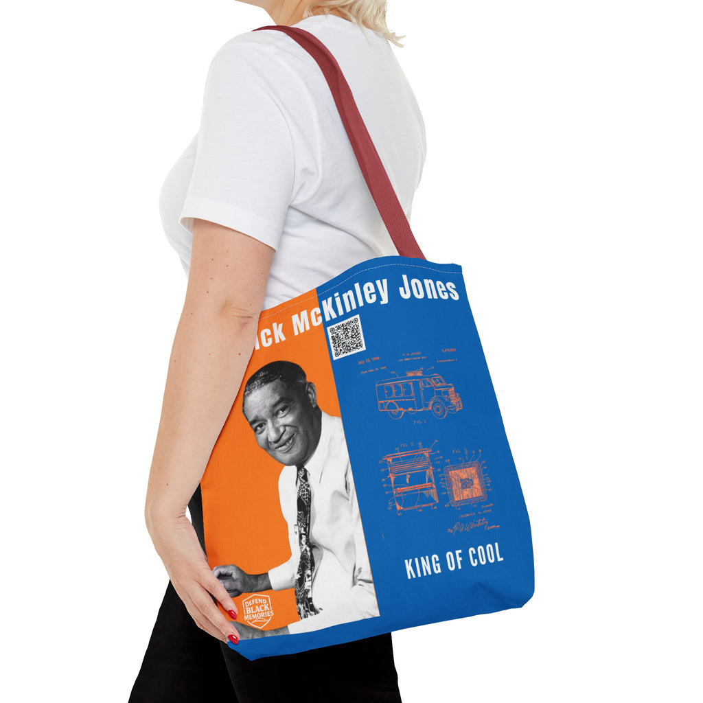Frederick McKinley Jones, Historical Portrait Tote Bag (Double Side City Champs Blue)