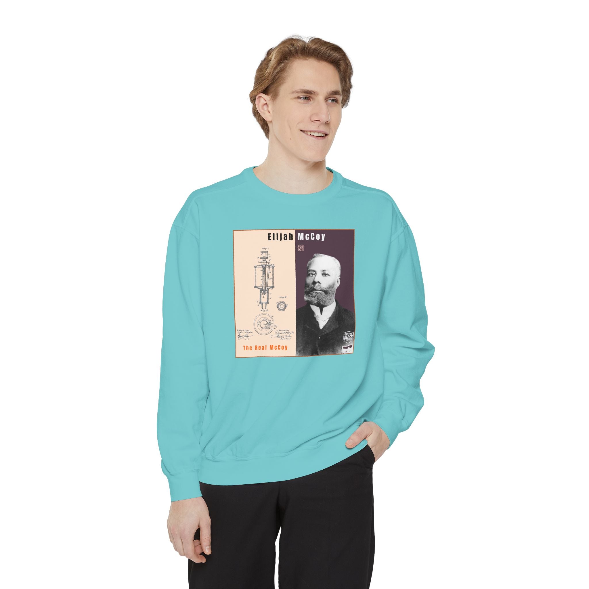"The Real McCoy" Elijah McCoy Garment Dyed Tribute Sweatshirt (City Champs)