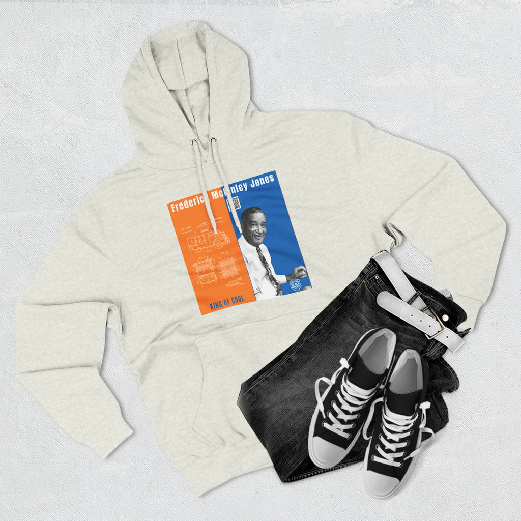 Frederick McKinley Jones, Unisex, Three-panel Historical Portrait Hoodie (City Champs)