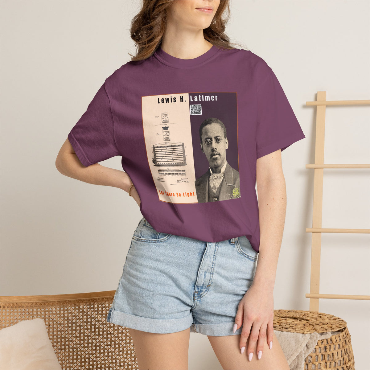 Lewis H. Latimer, Unisex, Historical Portrait T-shirt (City Champs)