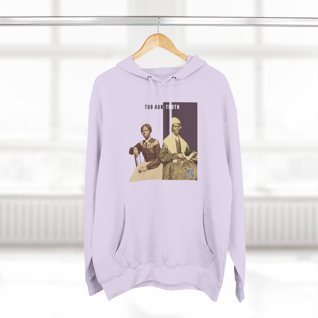 Tubman-Truth Three-panel, Historical Portrait Hoodie