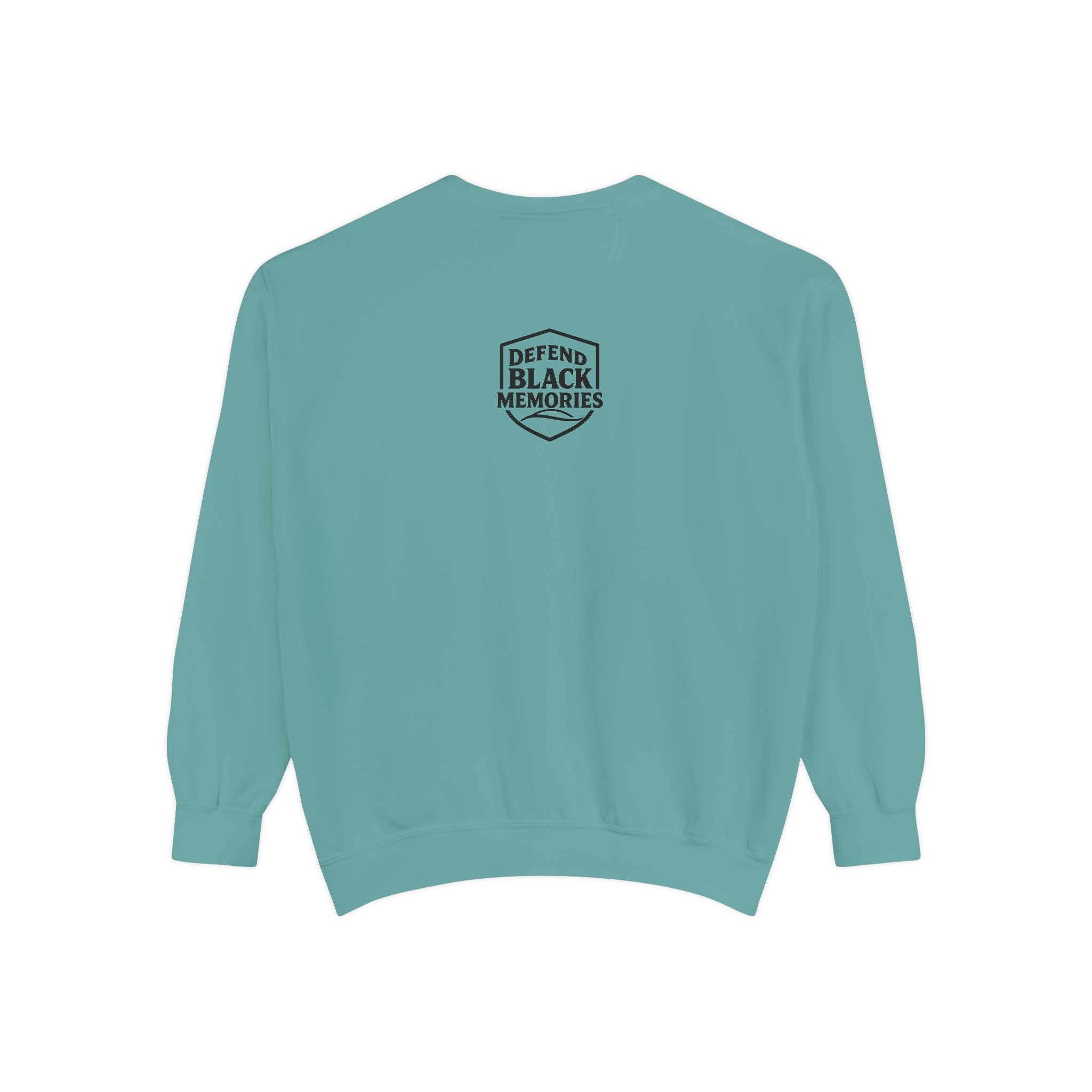 Defend Black Memories: Lewis Latimer Unisex Garment-Dyed Sweatshirt