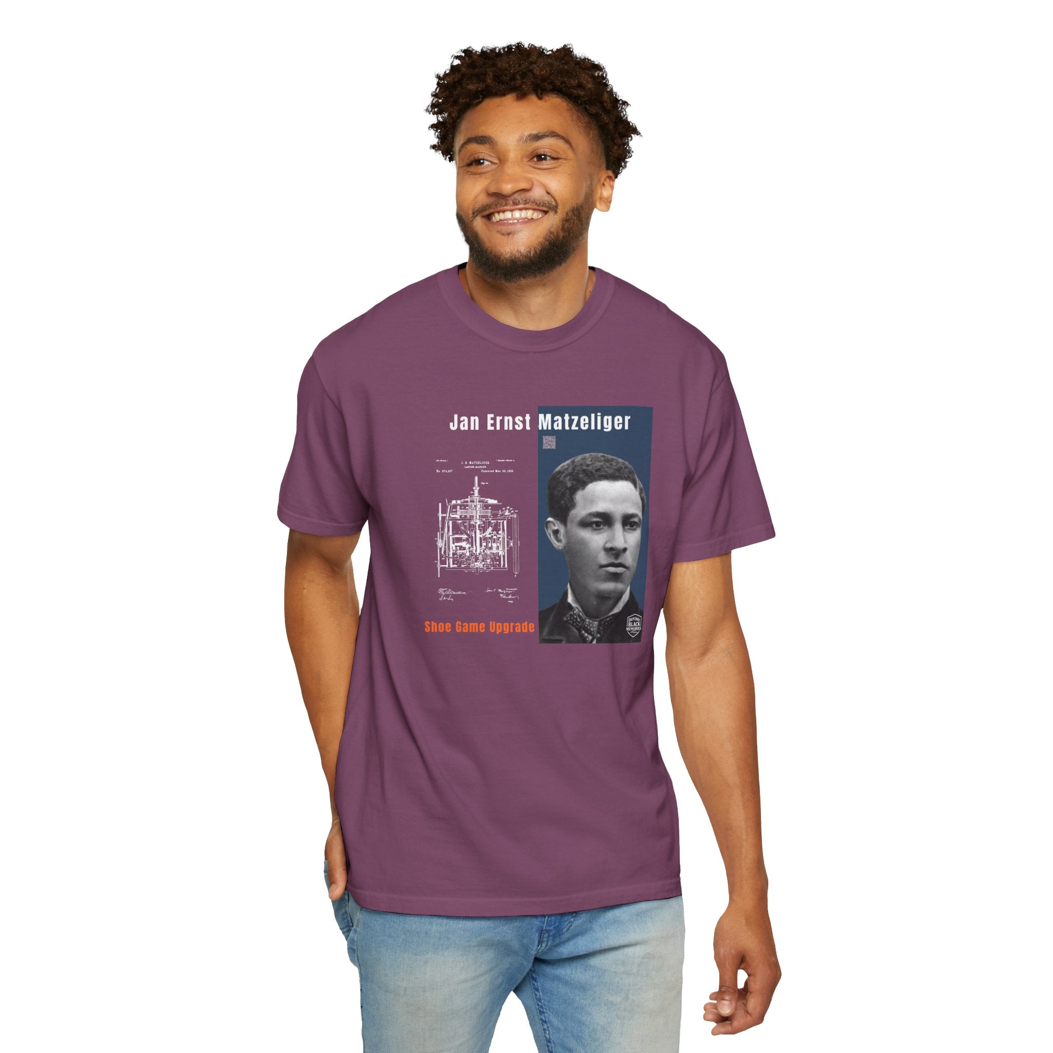 Jan Ernst Matzeliger Portrait T-Shirt – Historical Inventor Graphic Tee (City Champs)