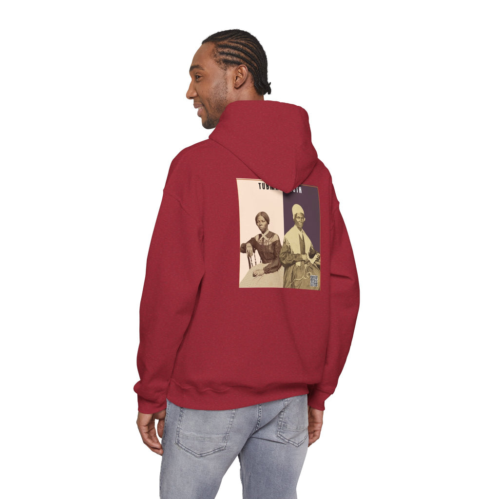 Tubman-Truth, Unisex, Historical Portrait, Heavy Blend™ Hooded Sweatshirt