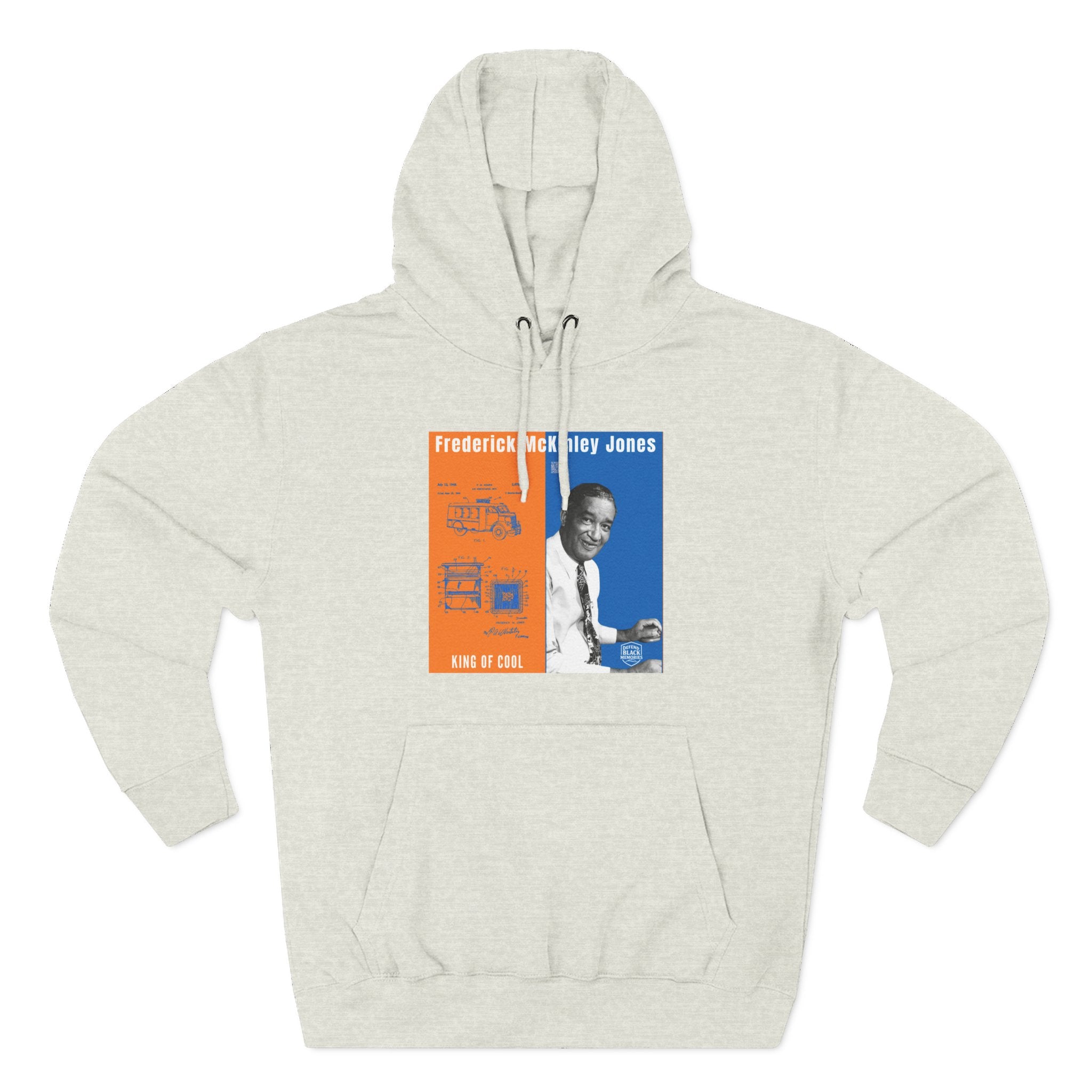 Frederick McKinley Jones, Unisex, Three-panel Historical Portrait Hoodie (City Champs)