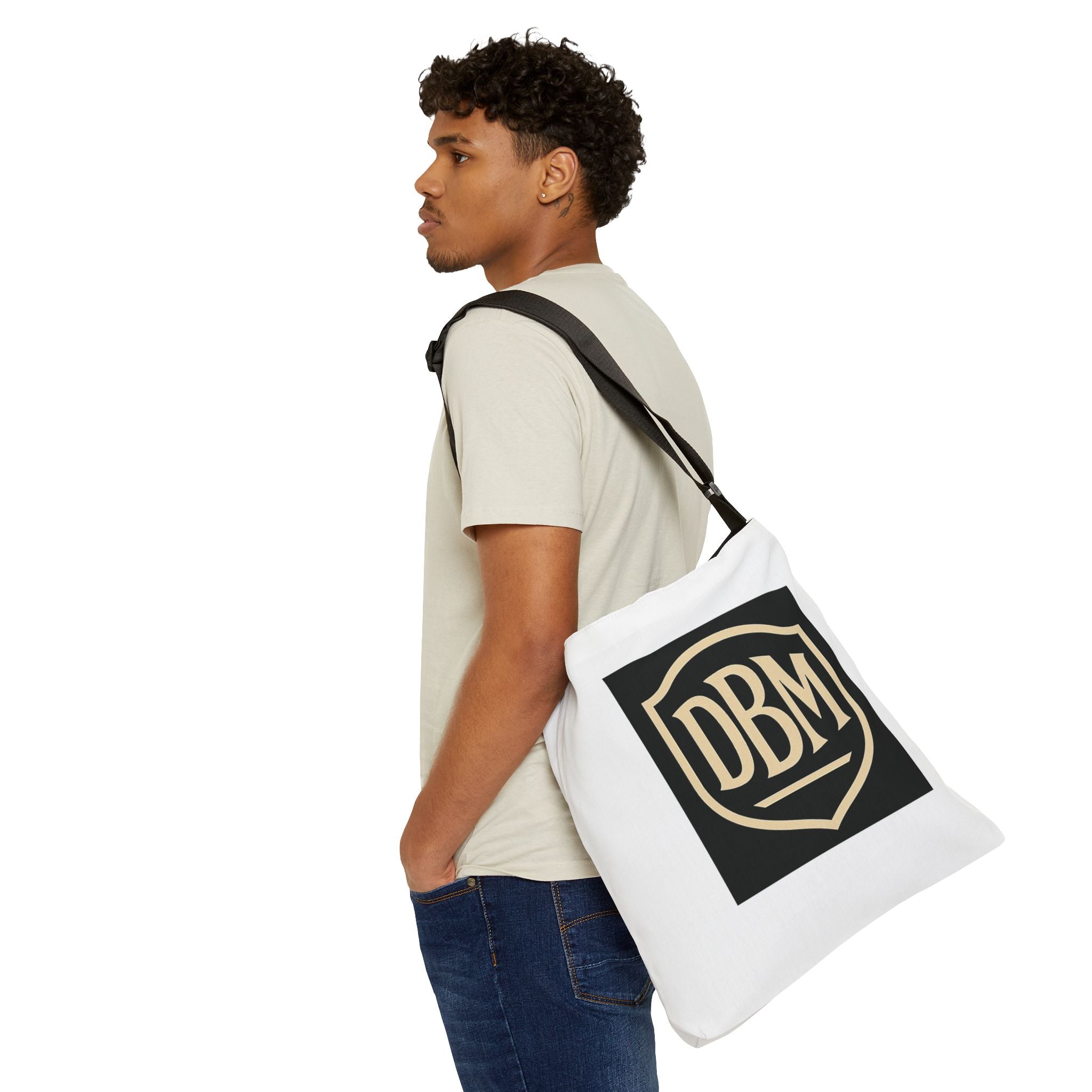 Shield Logo Shoulder Bag (White)