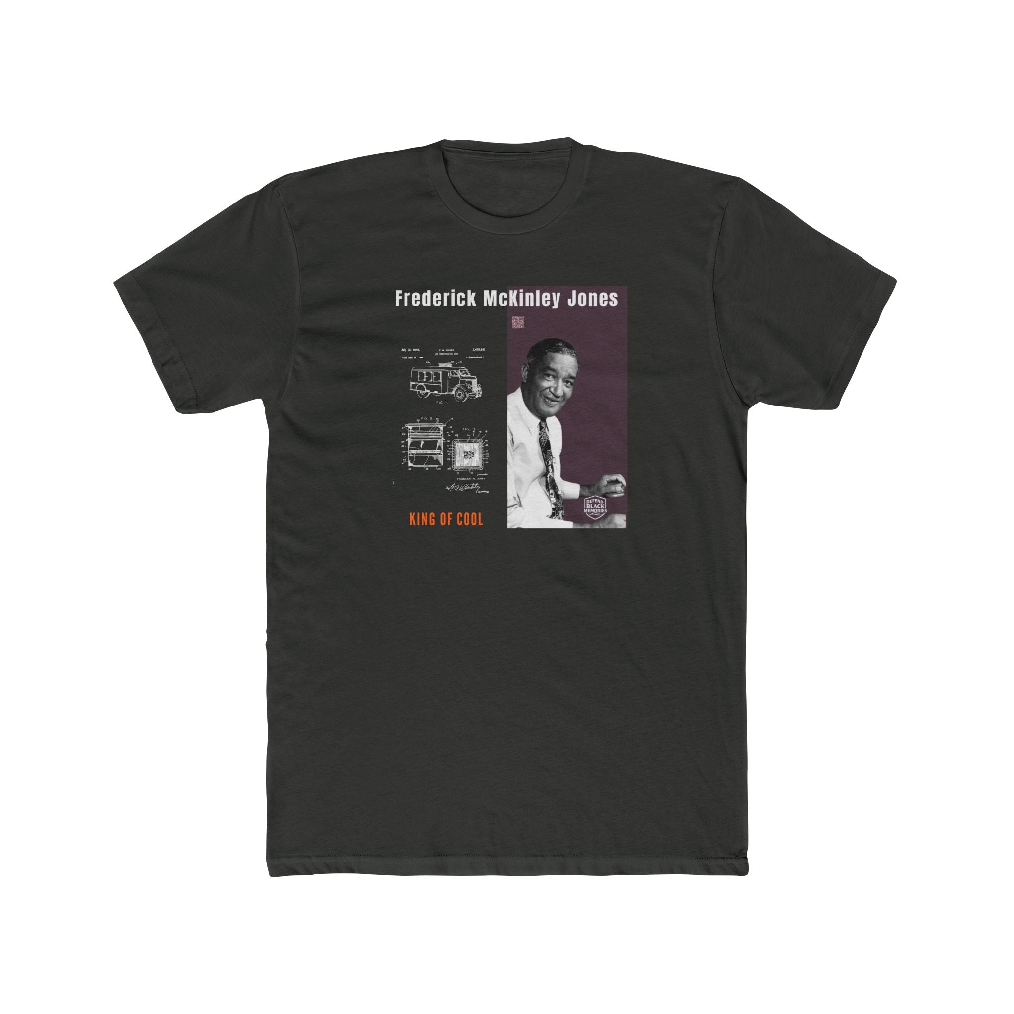 Frederick McKinley Jones, Unisex, Historical Portrait T-Shirt (City Champs)