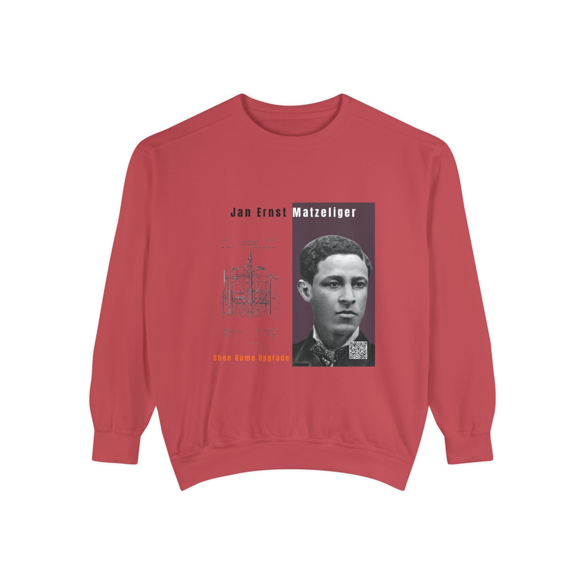 Defend Black Memories: Jan Matzeliger Heritage Crewneck Sweatshirt