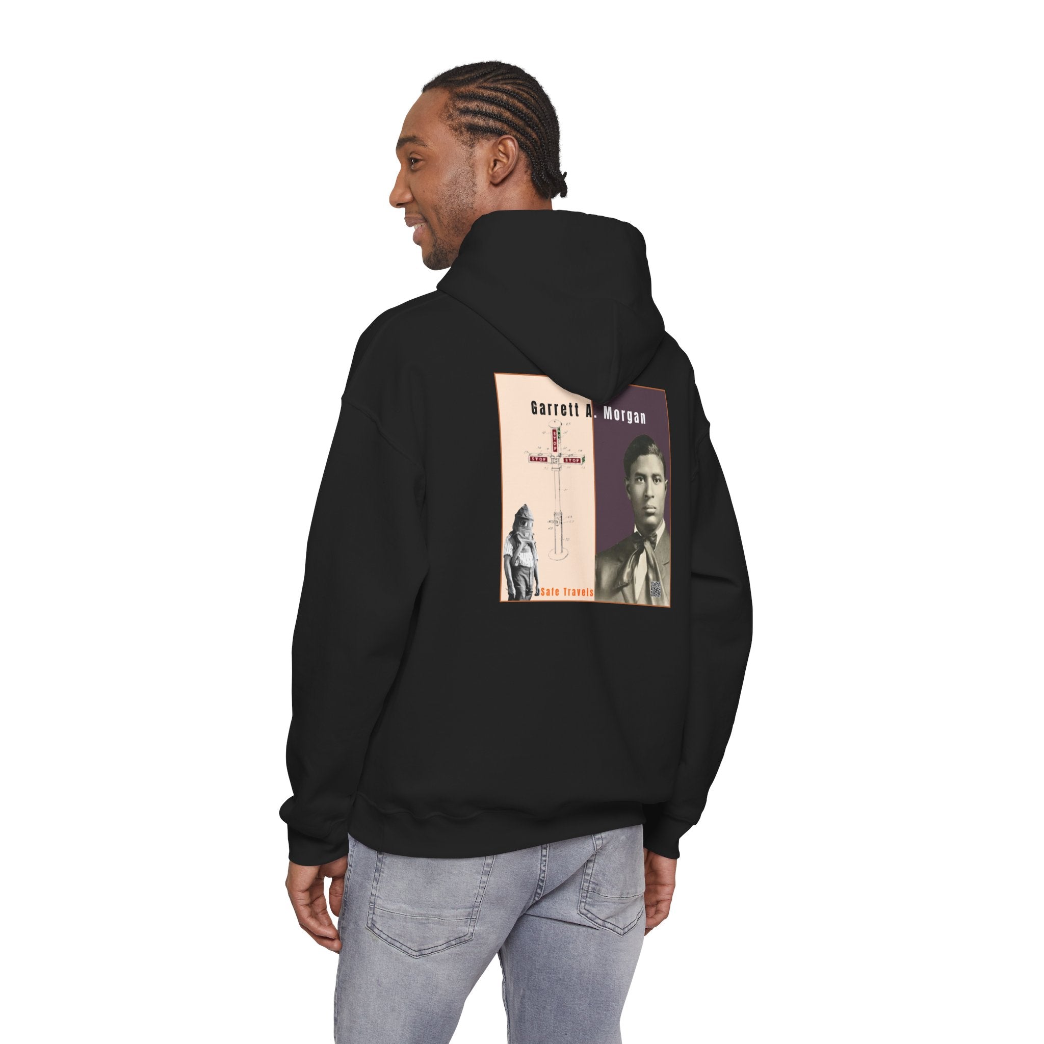 Garrett A. Morgan, Unisex, Historical Portrait, Heavy Blend™ Hooded Sweatshirt