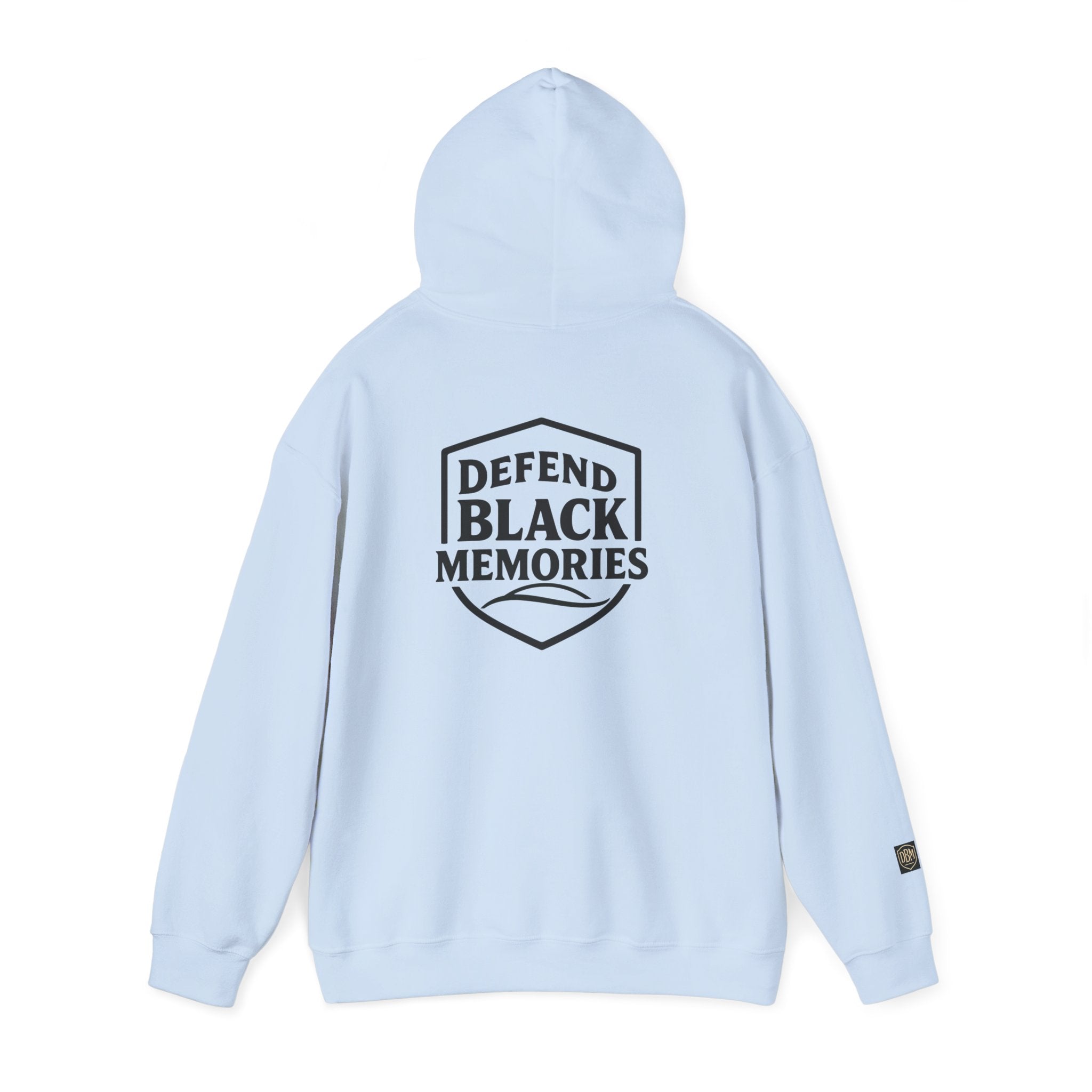 Defend Black Memories: Garrett A. Morgan Tribute Hoodie Big Back Logo Graphic Sweatshirt