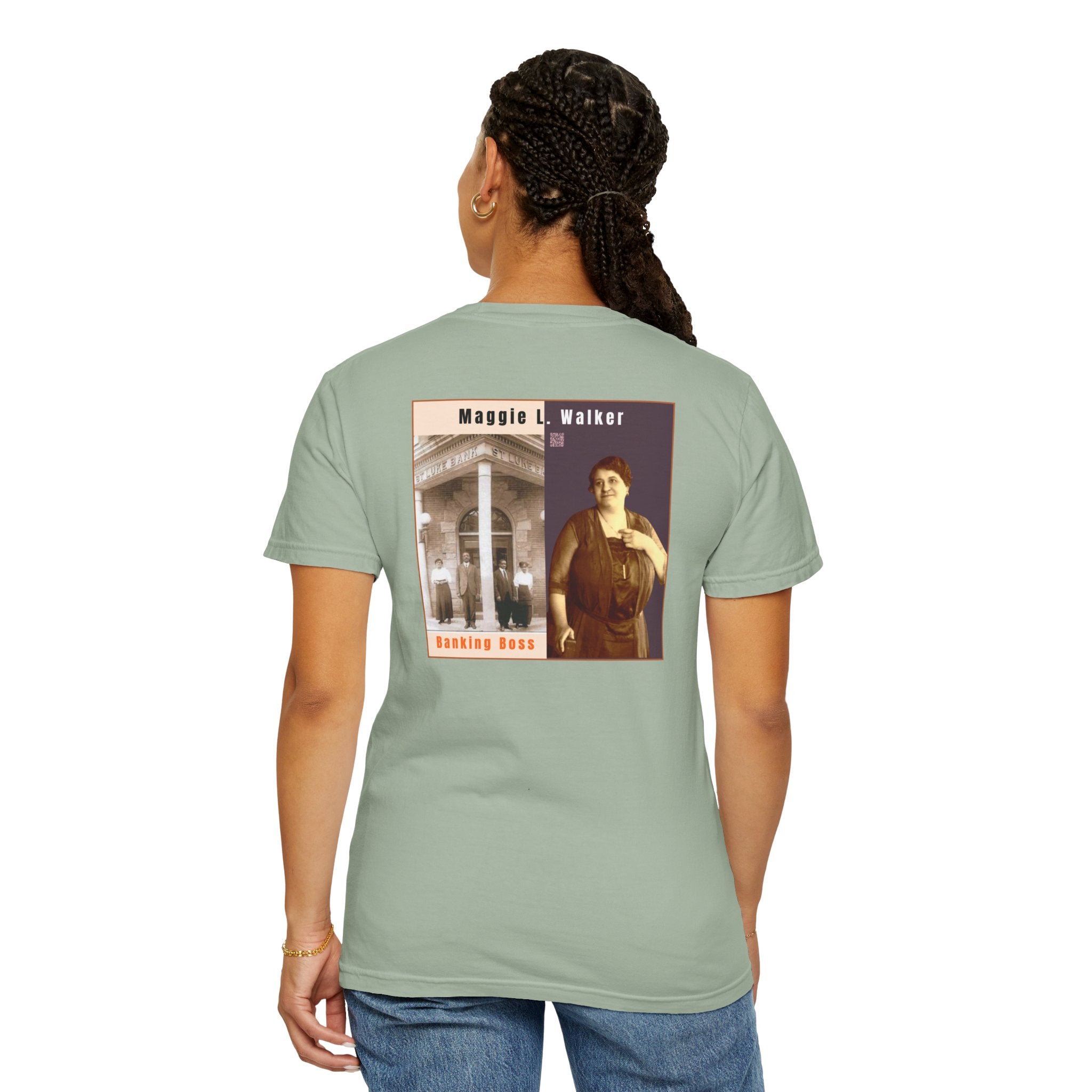 Maggie L. Walker, Unisex, 2 Side Historical Portrait T-shirt