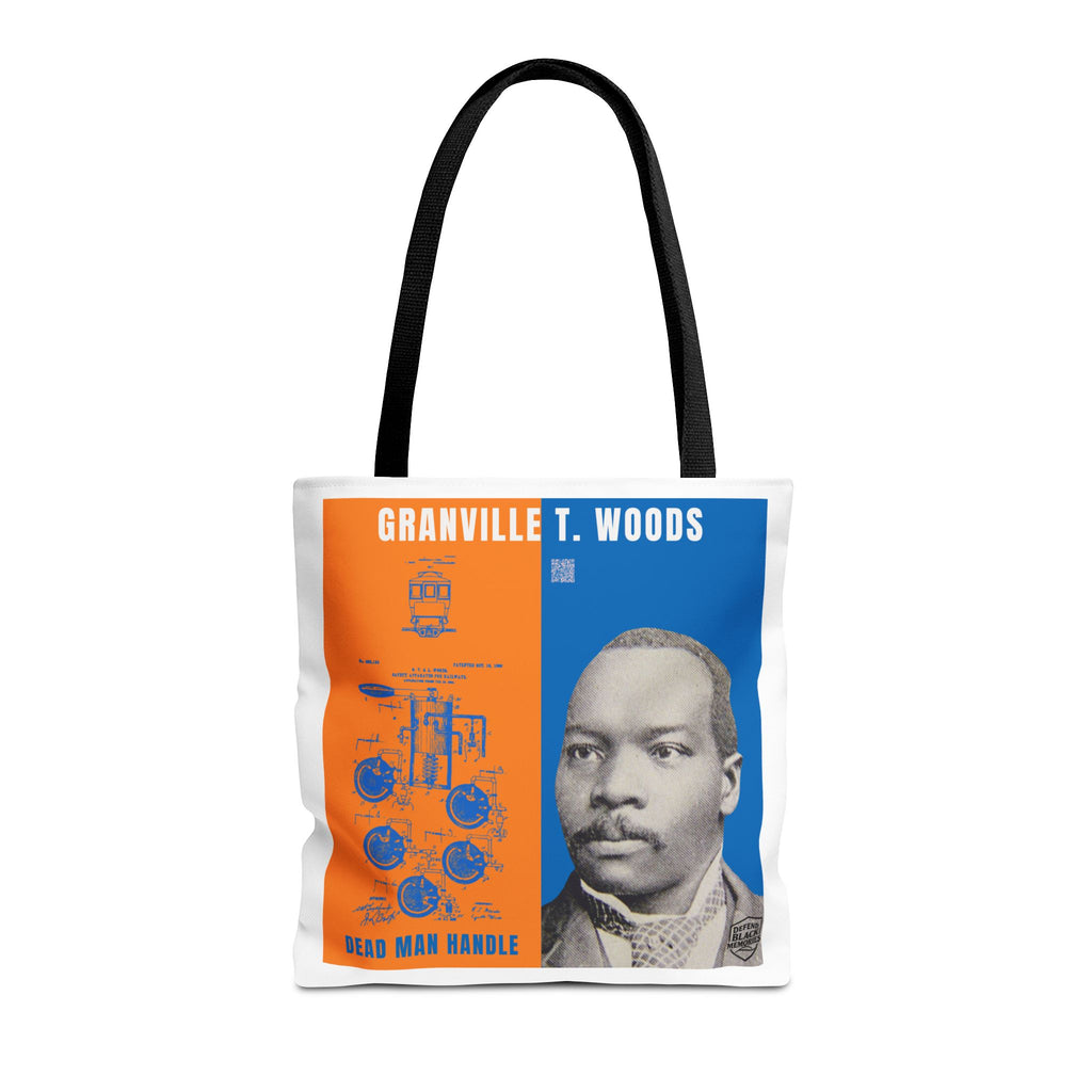 Granville T. Woods Historical Portrait Tote Bag - White (City Champs)