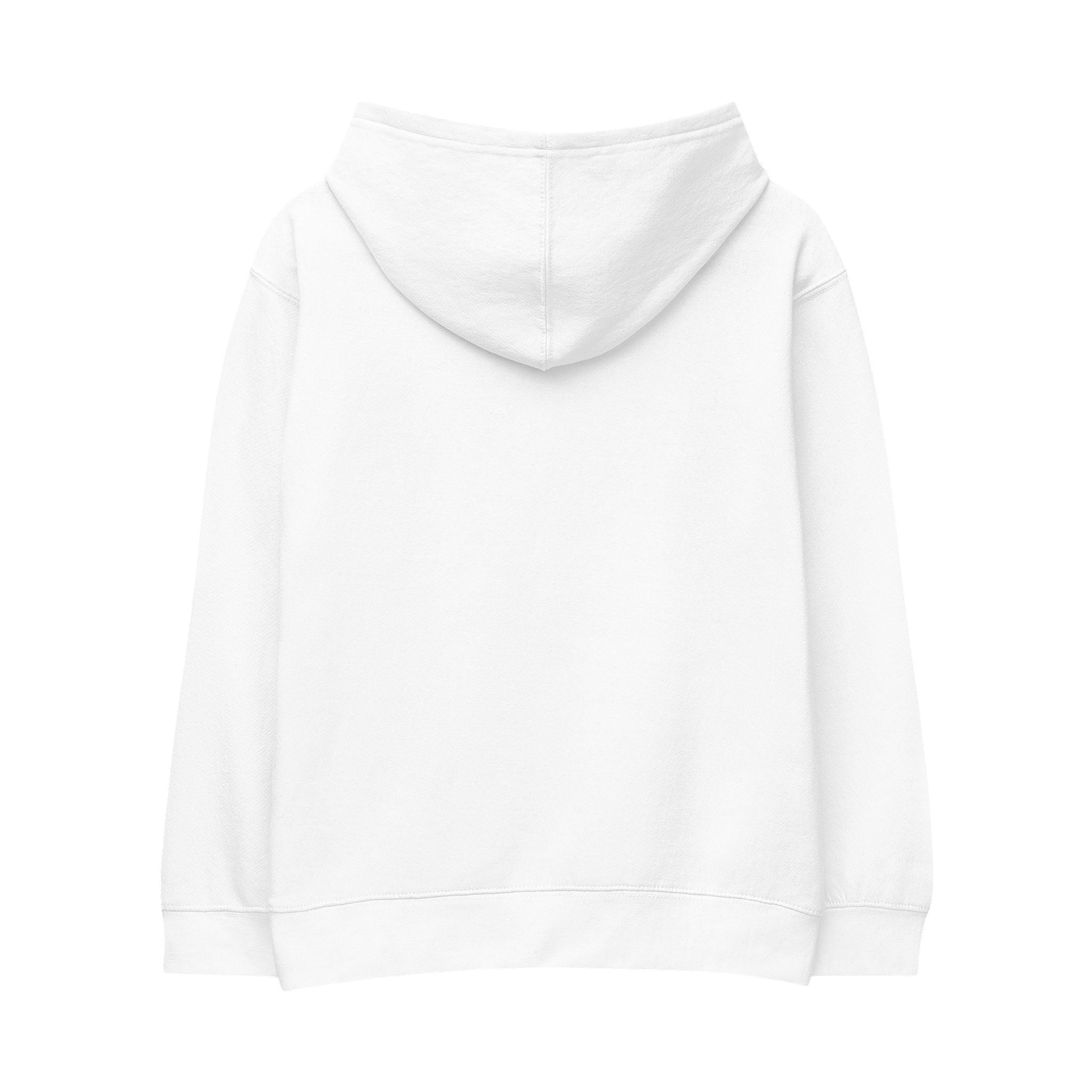 Kids Embroidered Fleece Hoodie (Grey)