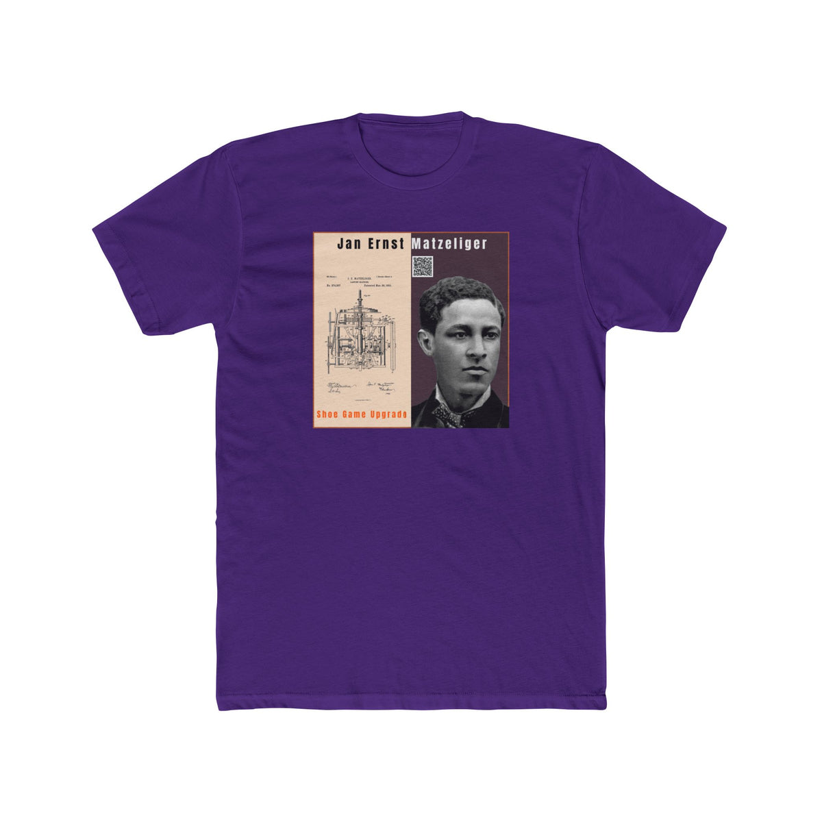 Jan Ernst Matzeliger, Unisex, Historical Portrait T-Shirt (CIty Champs)