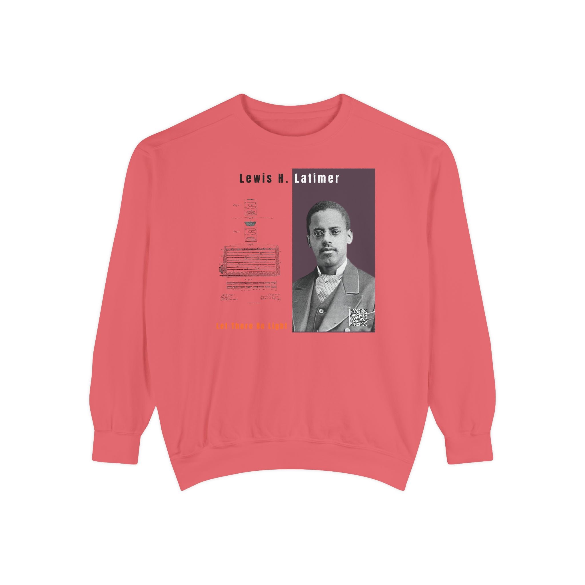 Defend Black Memories: Lewis Latimer Unisex Garment-Dyed Sweatshirt