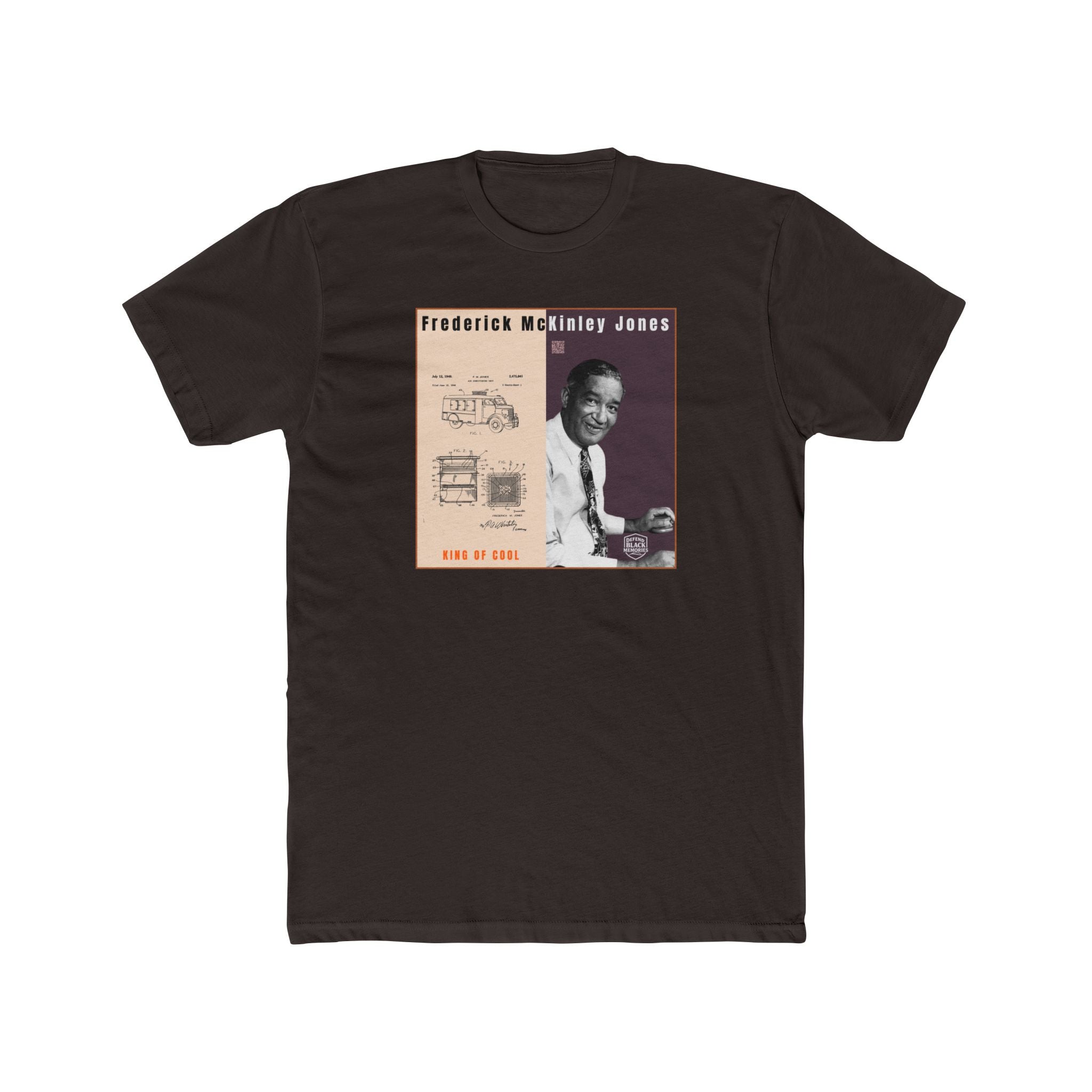 Frederick McKinley Jones, Unisex, Historical Portrait T-Shirt (City Champs)