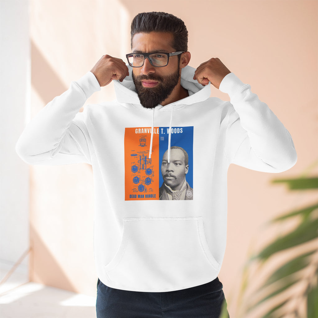 Granville T. Woods, Three-panel Historical Portrait Hoodie (City Champs)