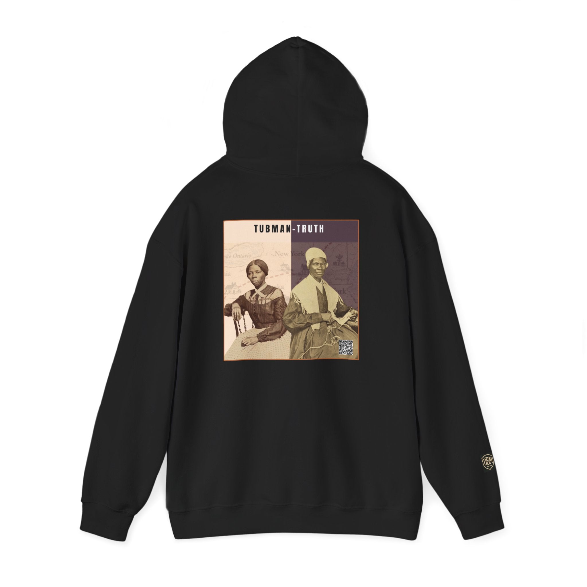 Tubman-Truth, Unisex, Historical Portrait, Heavy Blend™ Hooded Sweatshirt