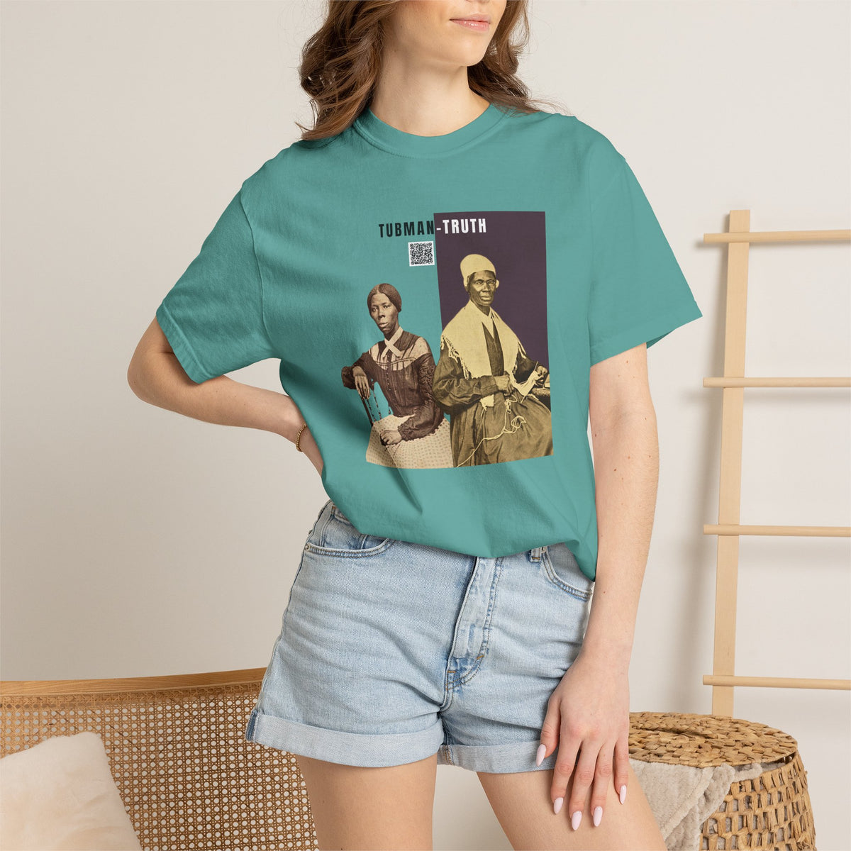 Tubman-Truth Historical Portrait Graphic Tee (City Champs)