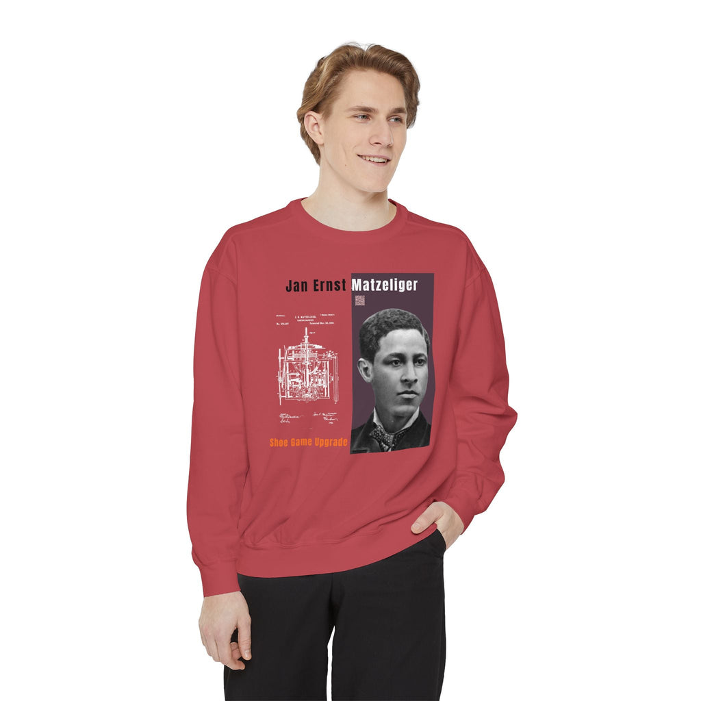 Defend Black Memories: Jan Matzeliger Heritage Crewneck Sweatshirt
