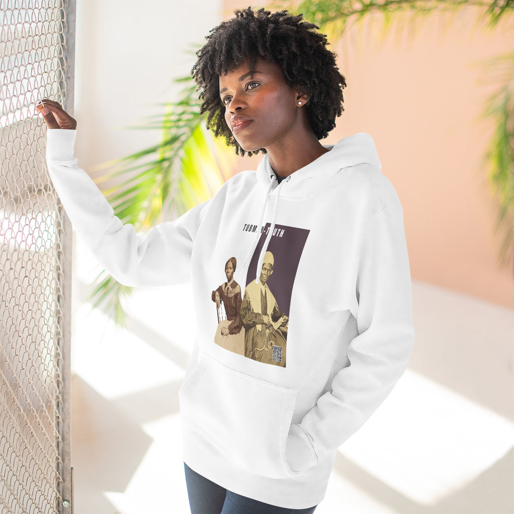 Tubman-Truth Three-panel, Historical Portrait Hoodie