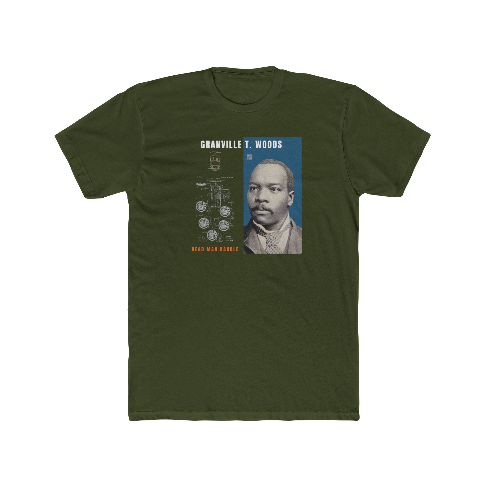 Granville T. Woods, Unisex, Historical Portrait T-Shirt (City Champs)