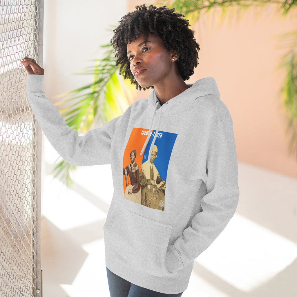 Tubman-Truth Three-panel, Historical Portrait Hoodie
