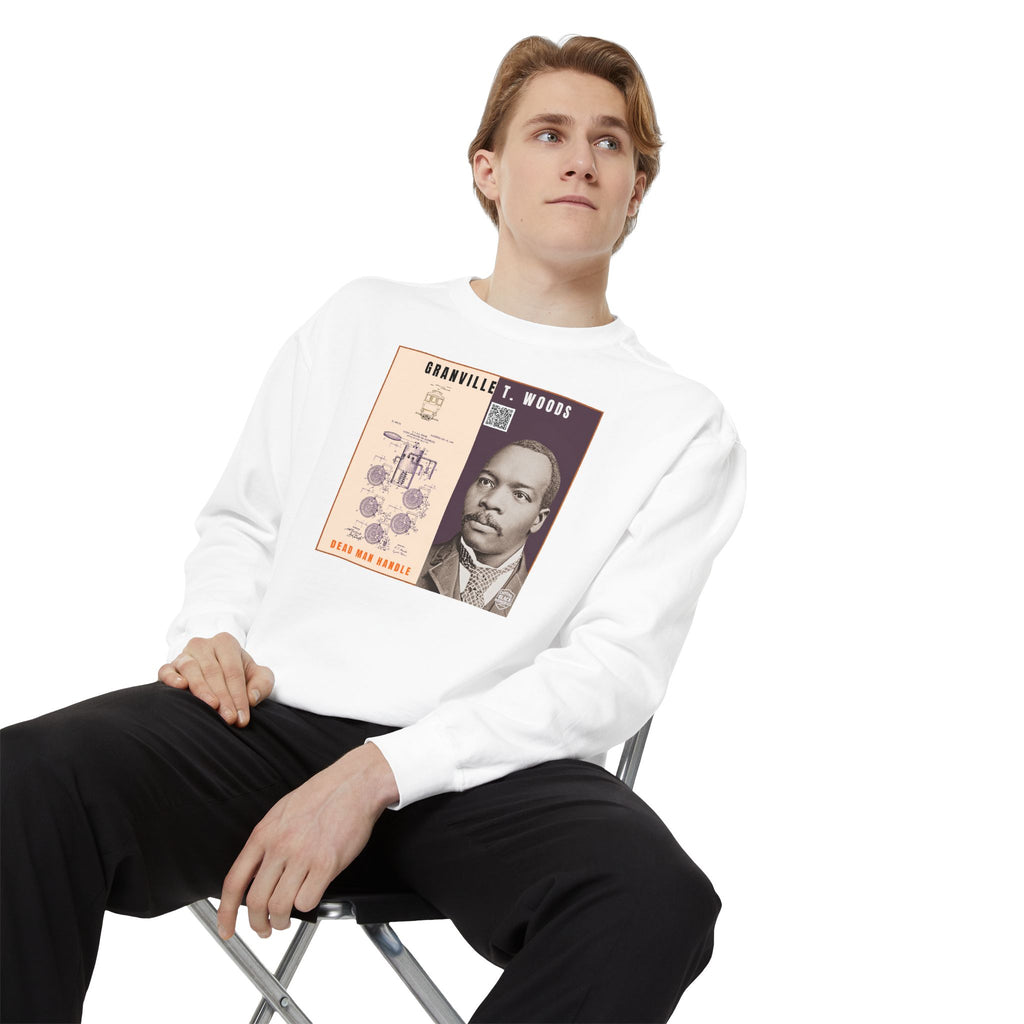 Granville T. Woods, Unisex, Historical Portrait Crewneck Sweatshirt (City Champs)
