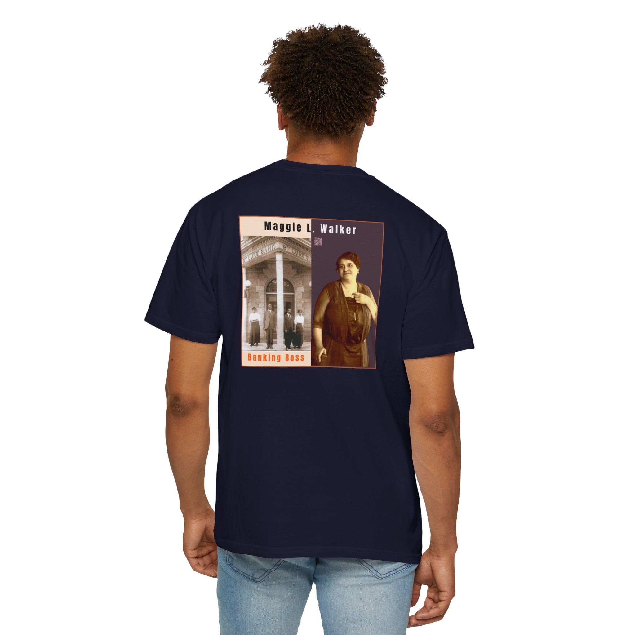 Maggie L. Walker, Unisex, 2 Side Historical Portrait T-shirt