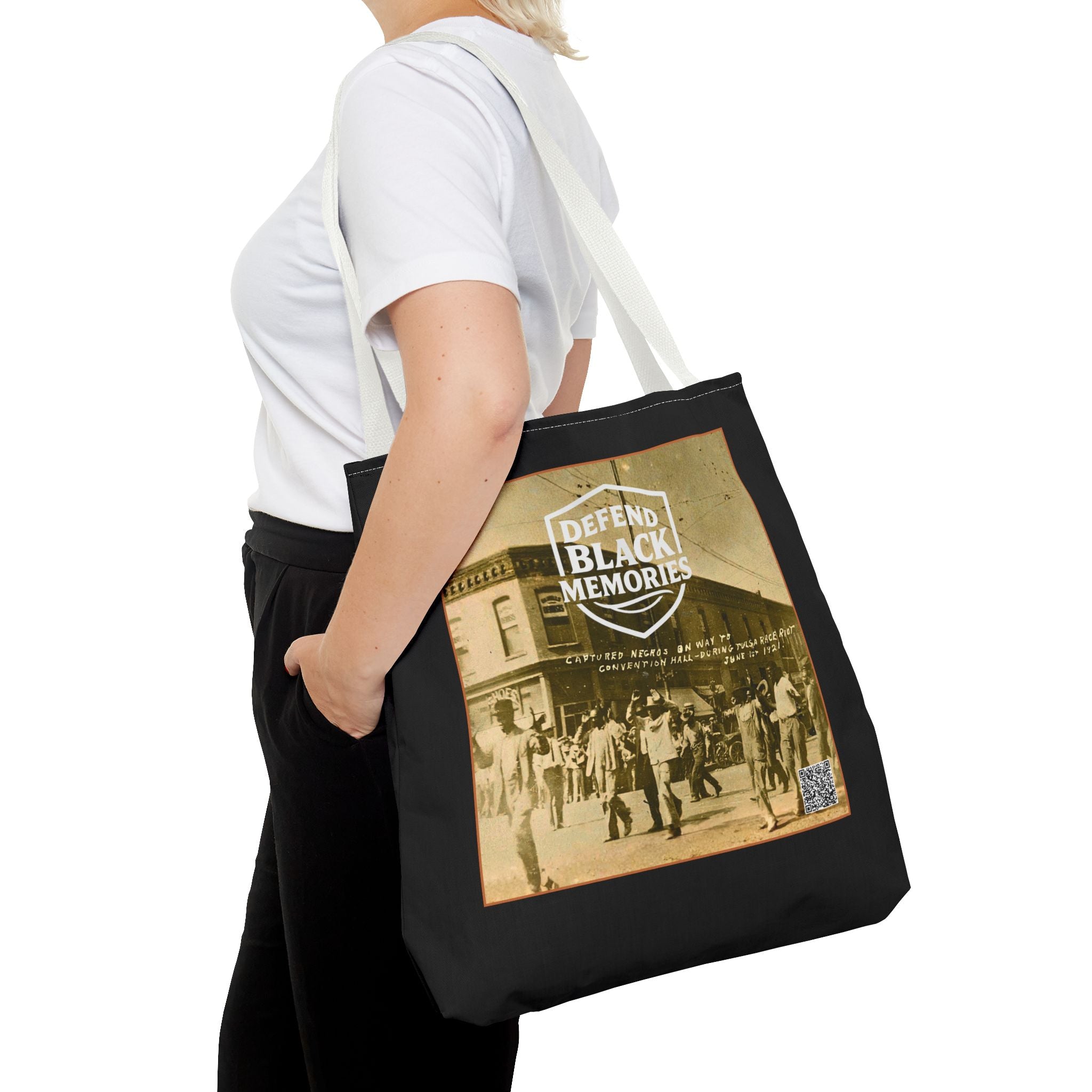 Tulsa Massacre Tote Bag (Black)